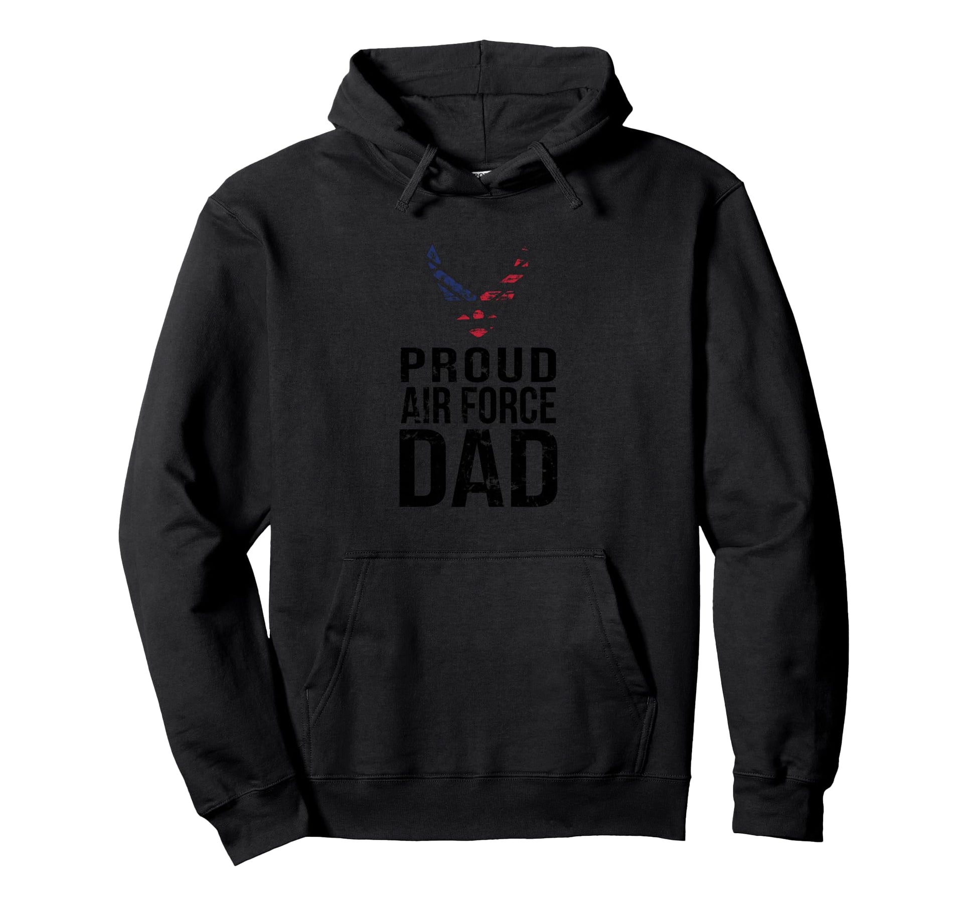 Proud U S Airforce Dad Hoodie - Minimalist Print Men Women - T-Shirt, Sweatshirt, Hoodie