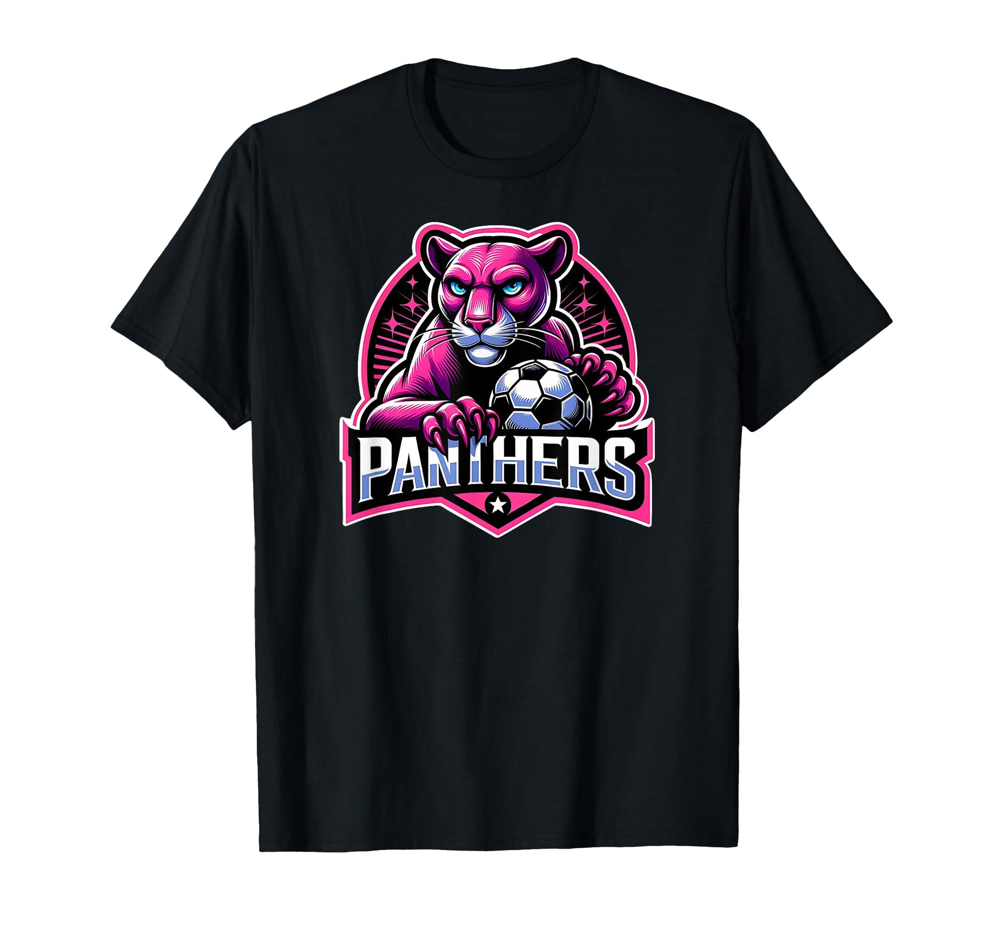 Panthers Soccer Team T-Shirt - Fun Novelty Design for Adults - T-Shirt, Sweatshirt, Hoodie