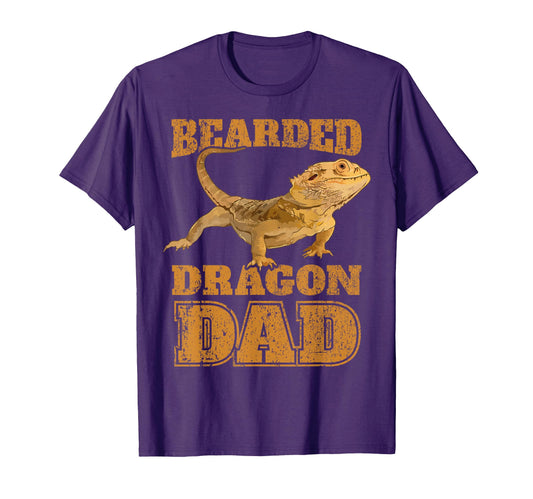 Bearded Dragon Dad Papa Bearded T-Shirt - Aesthetic Graphic for Adults - T-Shirt, Sweatshirt, Hoodie