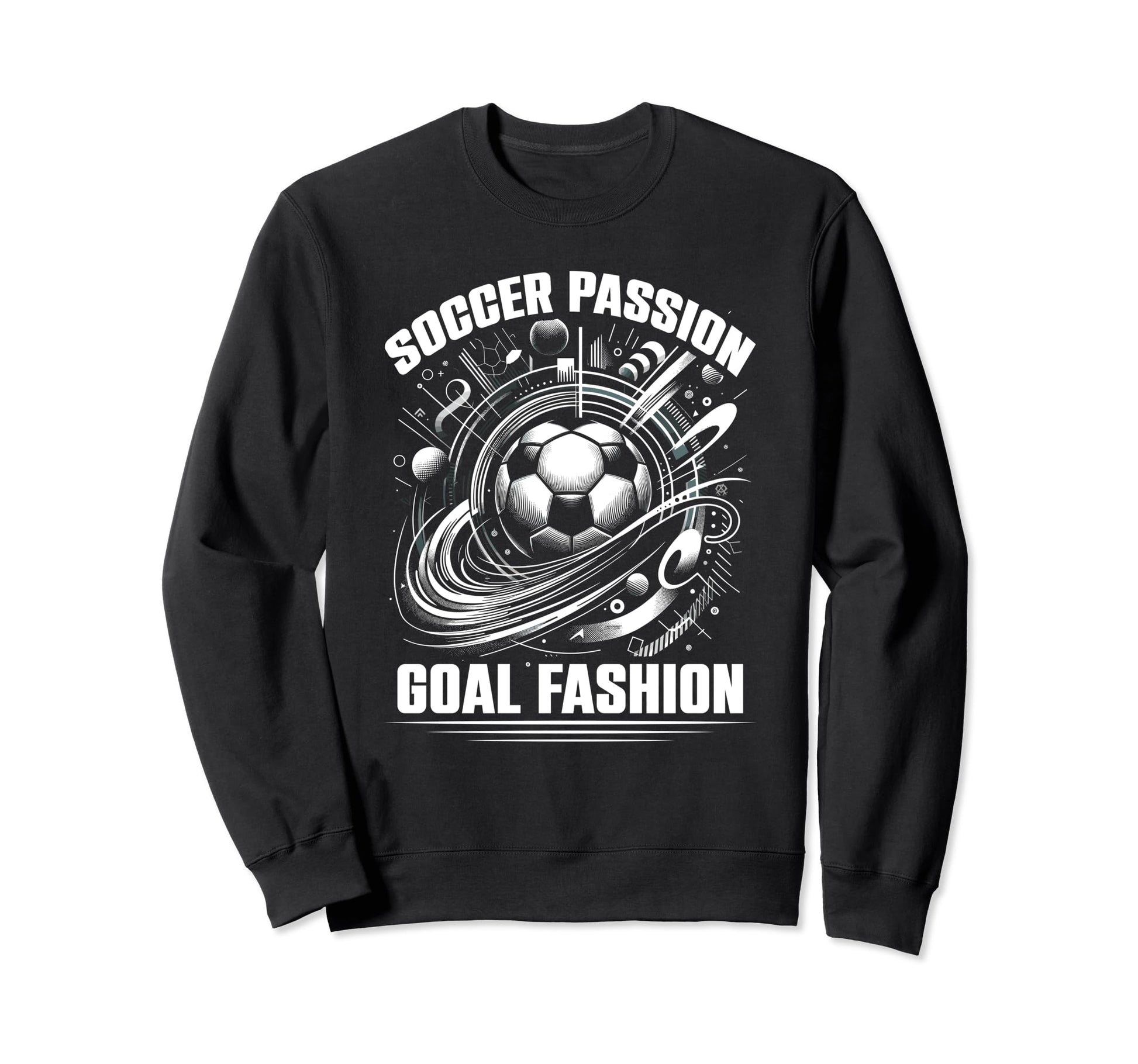 Soccer Passion Goal Soccer Goal Sweatshirt - Aesthetic Graphic for Adults - T-Shirt, Sweatshirt, Hoodie