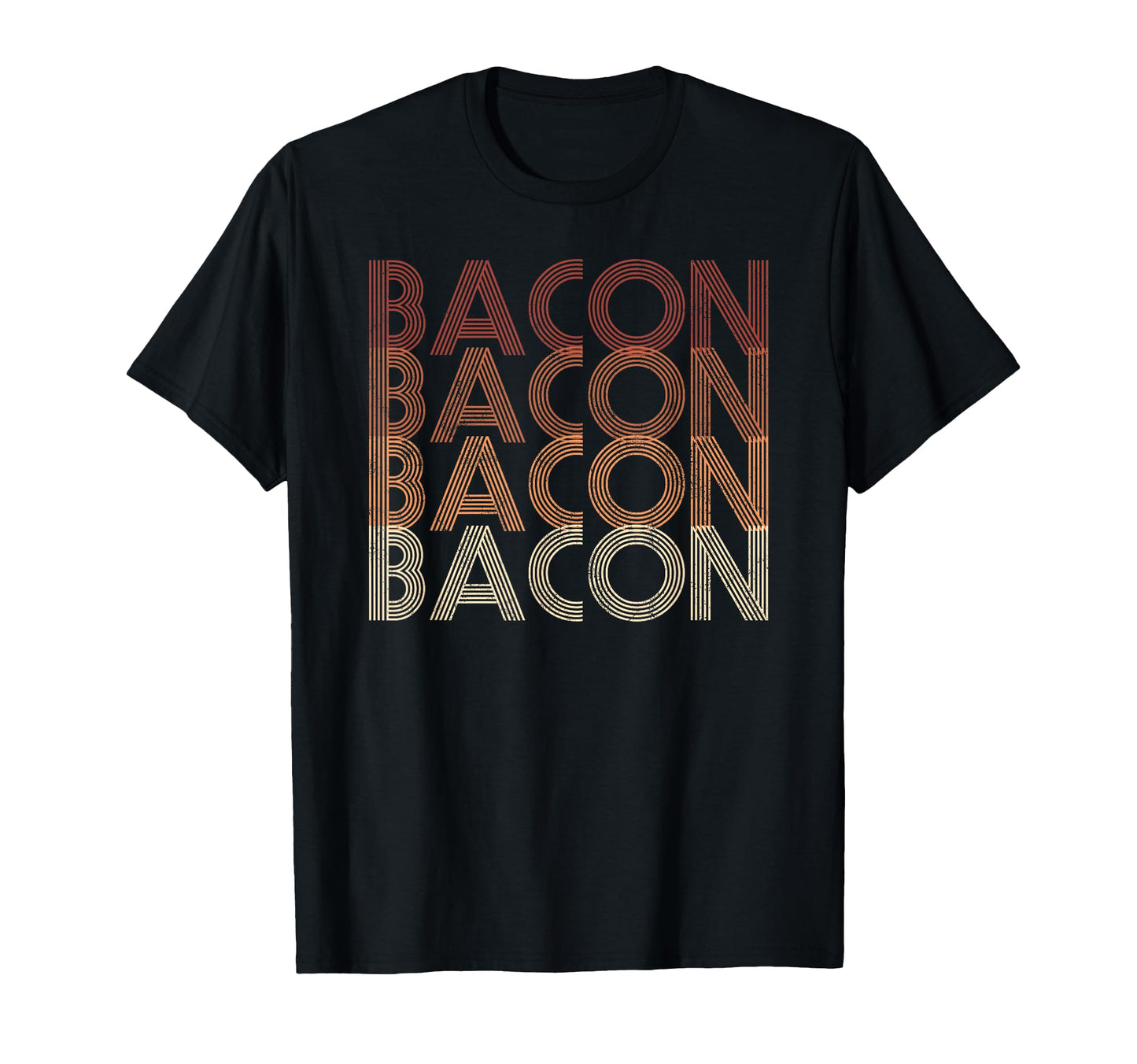 70S Bacon T-Shirt - Custom Art Print Unisex - T-Shirt, Sweatshirt, Hoodie