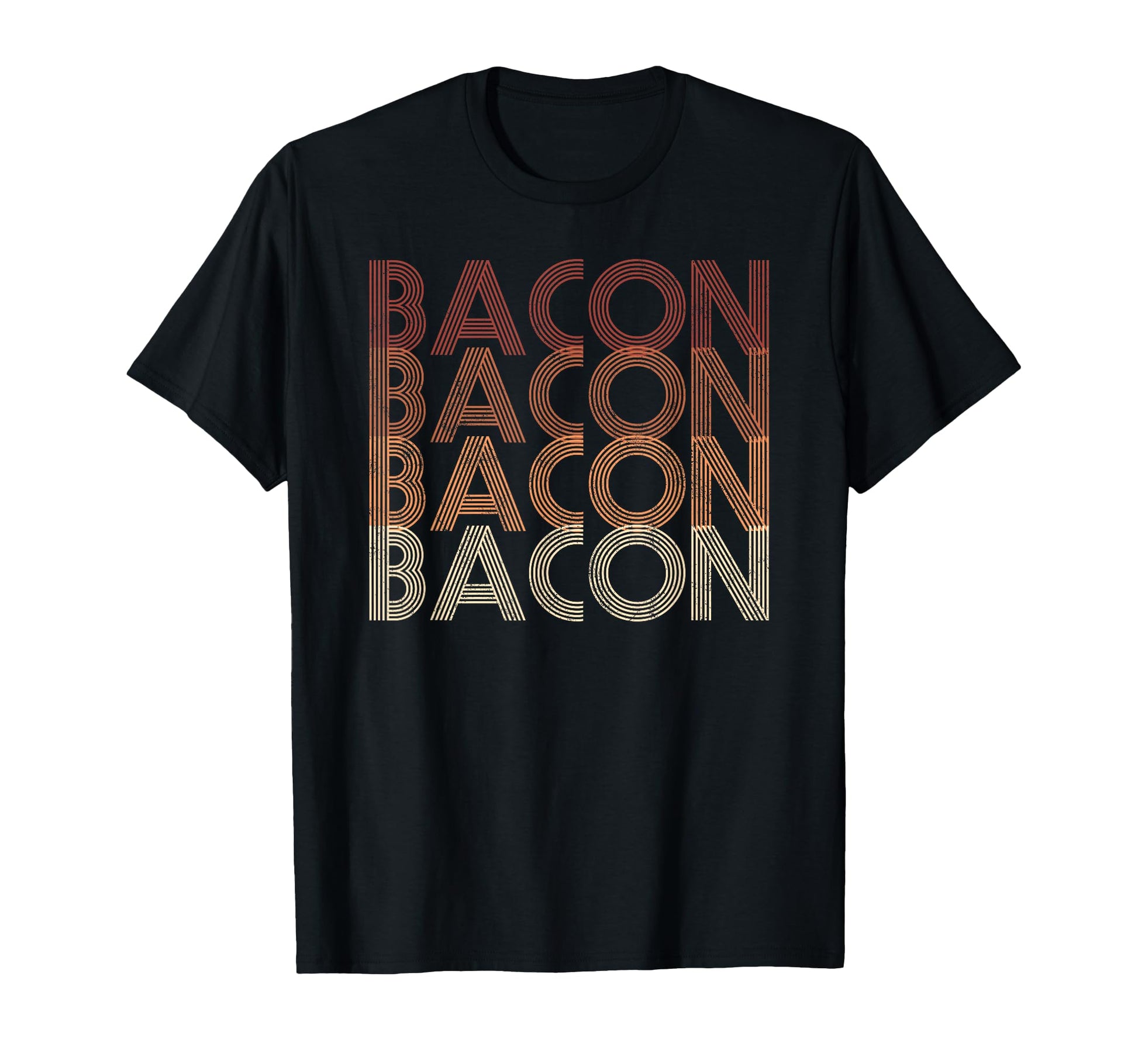 70S Bacon T-Shirt - Custom Art Print Unisex - T-Shirt, Sweatshirt, Hoodie
