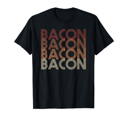 70S Bacon T-Shirt - Custom Art Print Unisex - T-Shirt, Sweatshirt, Hoodie