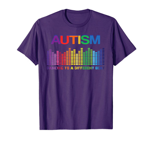 Autism Puzzle Autism Awareness Dancing To T-Shirt - Trendy Graphic Unisex - T-Shirt, Sweatshirt, Hoodie