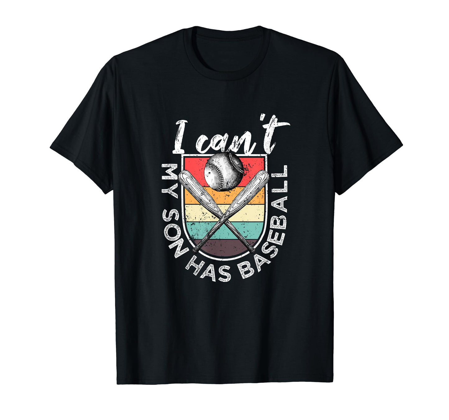 I Cant My Son Has Baseball Player Family T-Shirt - Custom Art Print Unisex - T-Shirt, Sweatshirt, Hoodie