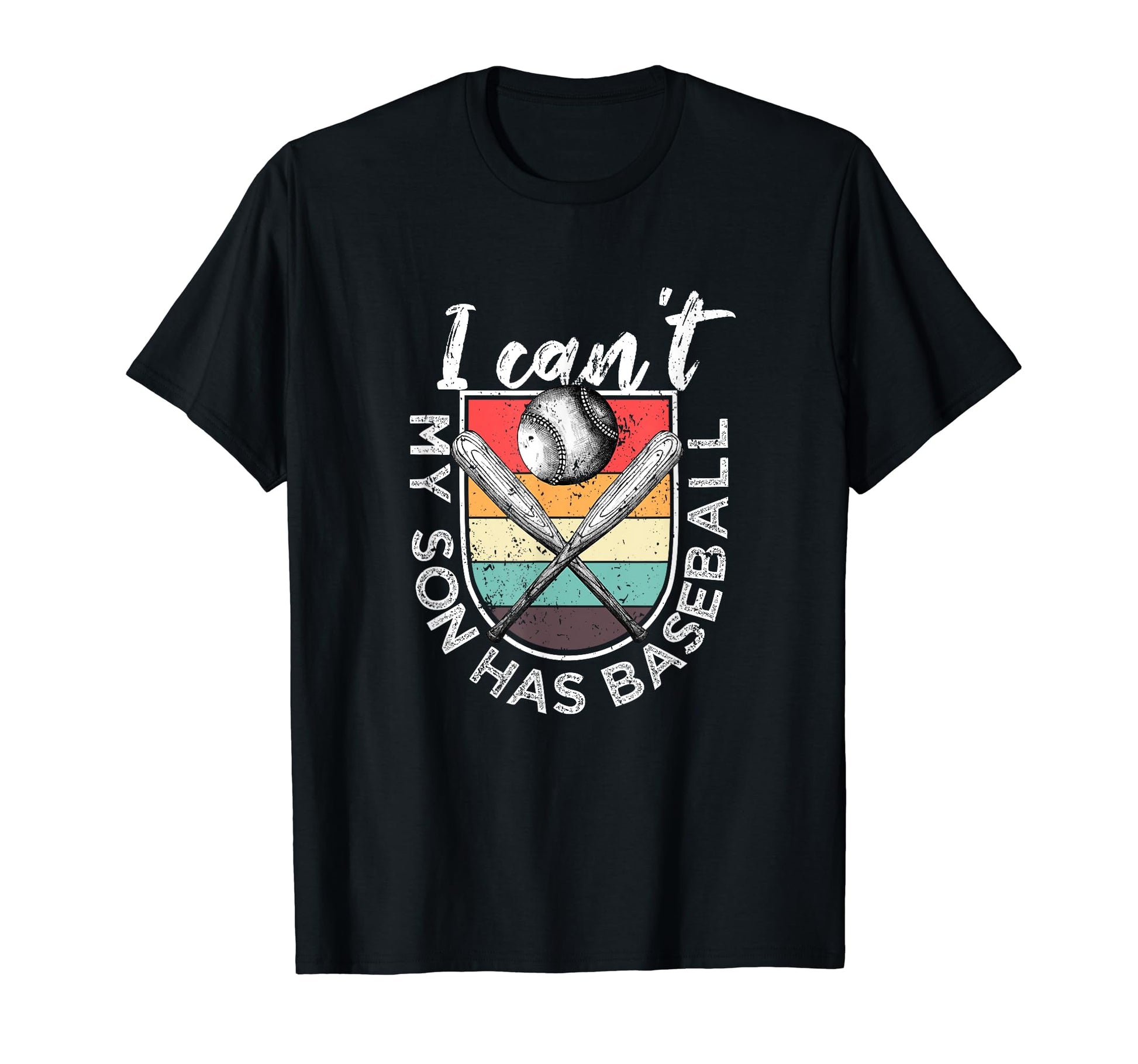 I Cant My Son Has Baseball Player Family T-Shirt - Custom Art Print Unisex - T-Shirt, Sweatshirt, Hoodie