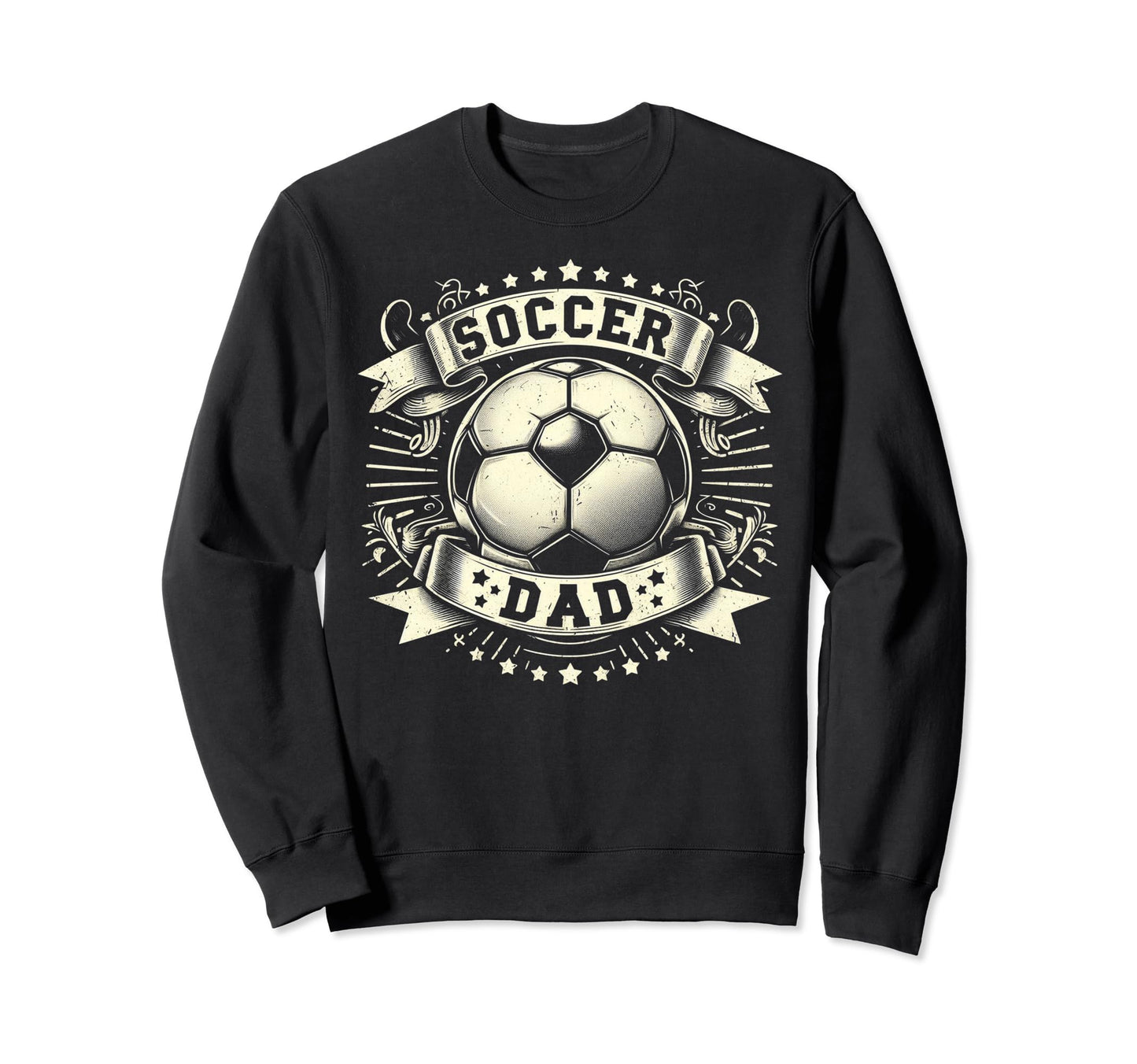 Soccer Dad Family Matching Dad Sweatshirt - Custom Art Print for Adults - T-Shirt, Sweatshirt, Hoodie