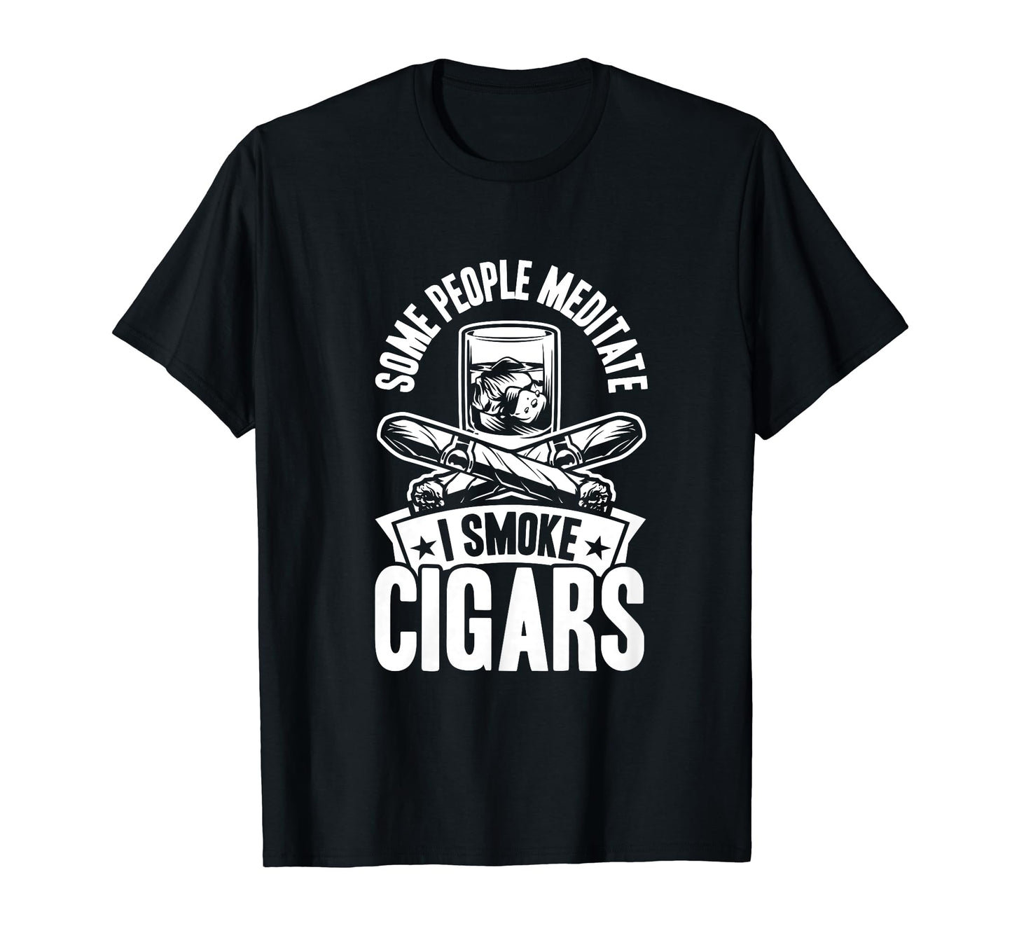 Some People Meditate I Smoke T-Shirt - Casual Everyday Wear Men Women - T-Shirt, Sweatshirt, Hoodie