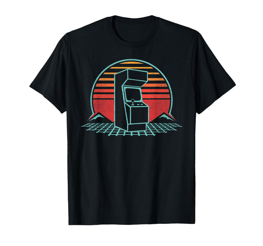 Arcade Game Machine Cabinet Nostalgia T-Shirt - Novelty Apparel Men Women - T-Shirt, Sweatshirt, Hoodie