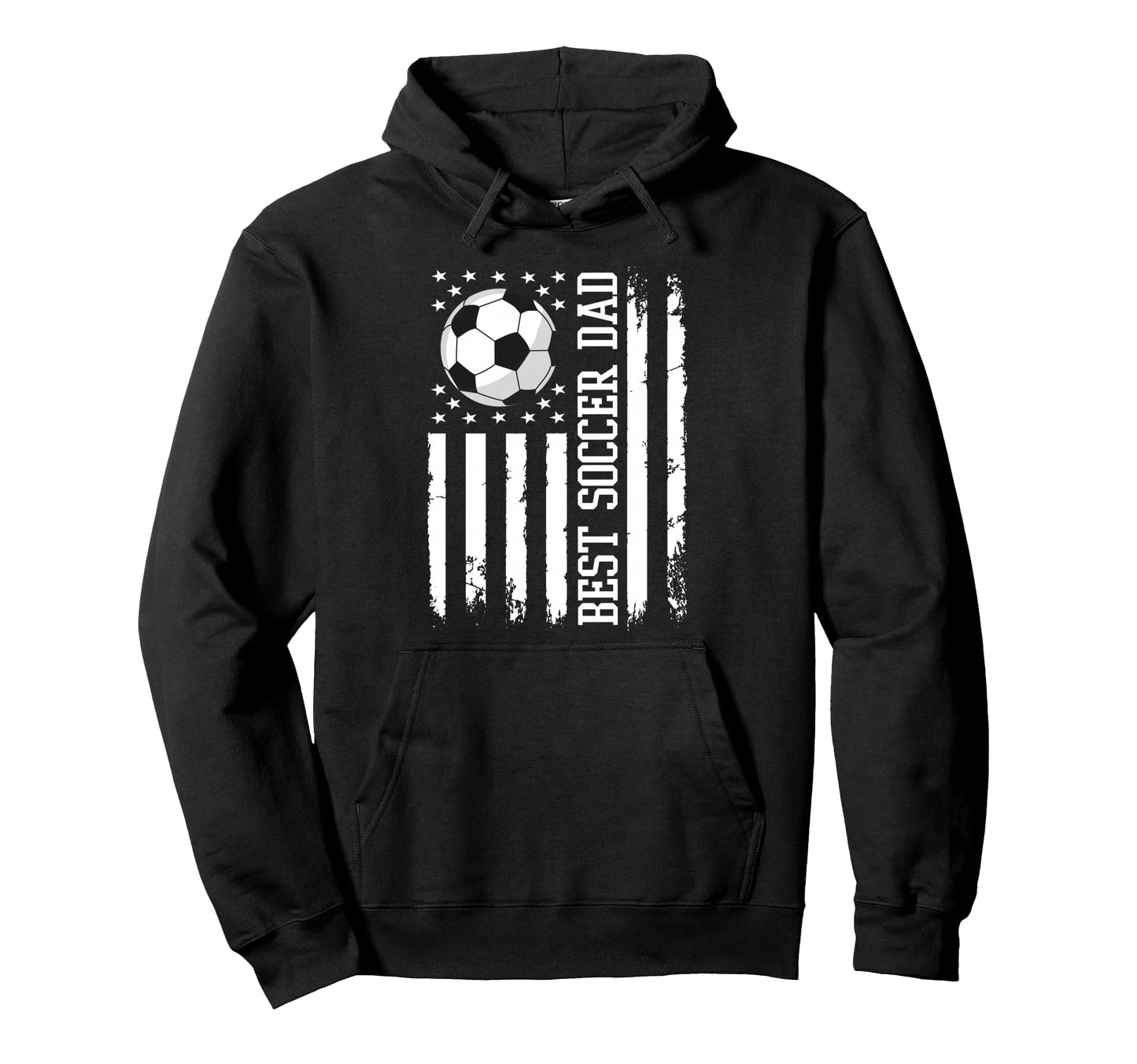 Best Soccer Dad Soccer Daddy Us Flag Hoodie - Minimalist Print Men Women - T-Shirt, Sweatshirt, Hoodie