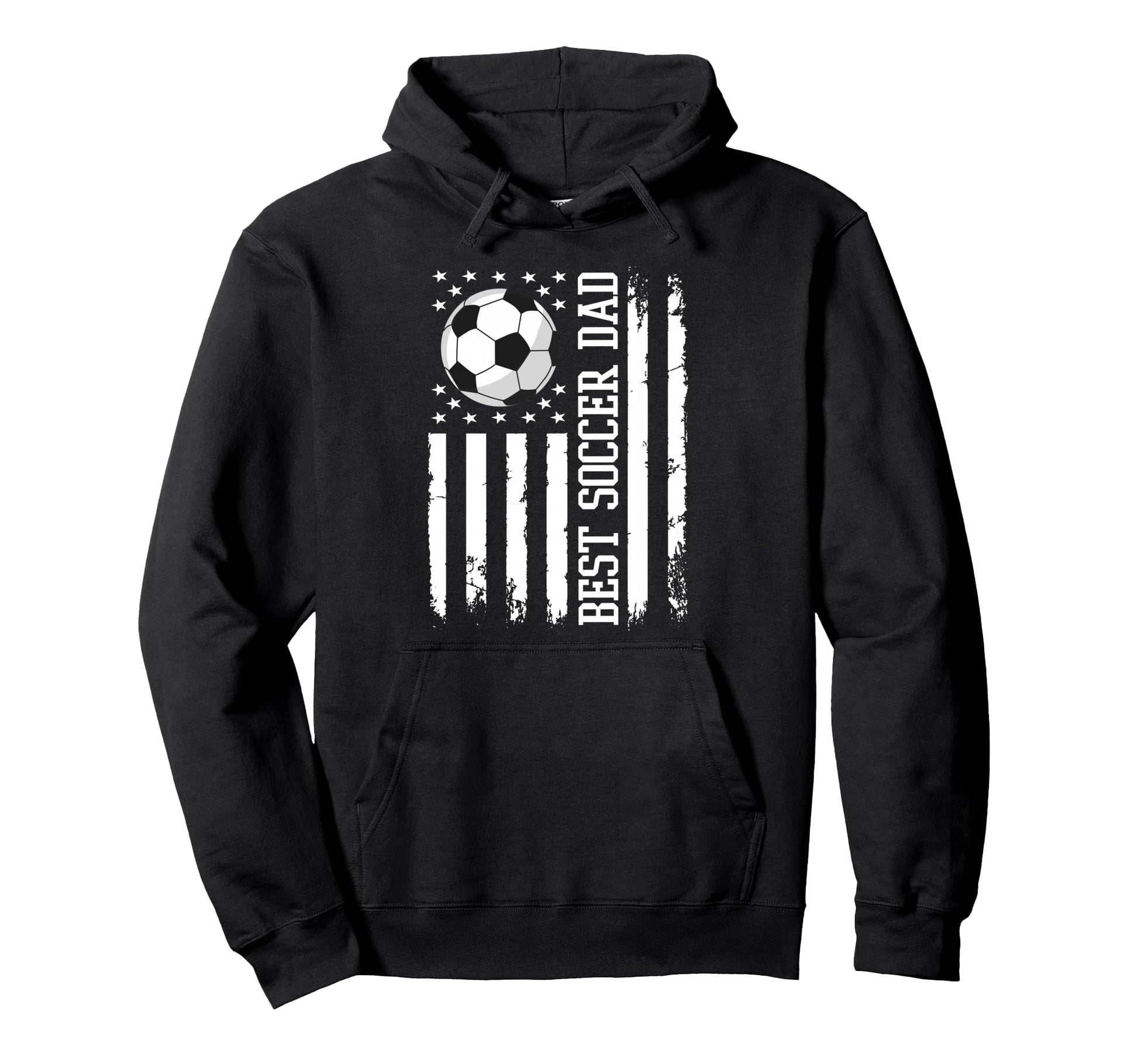 Best Soccer Dad Soccer Daddy Us Flag Hoodie - Minimalist Print Men Women - T-Shirt, Sweatshirt, Hoodie