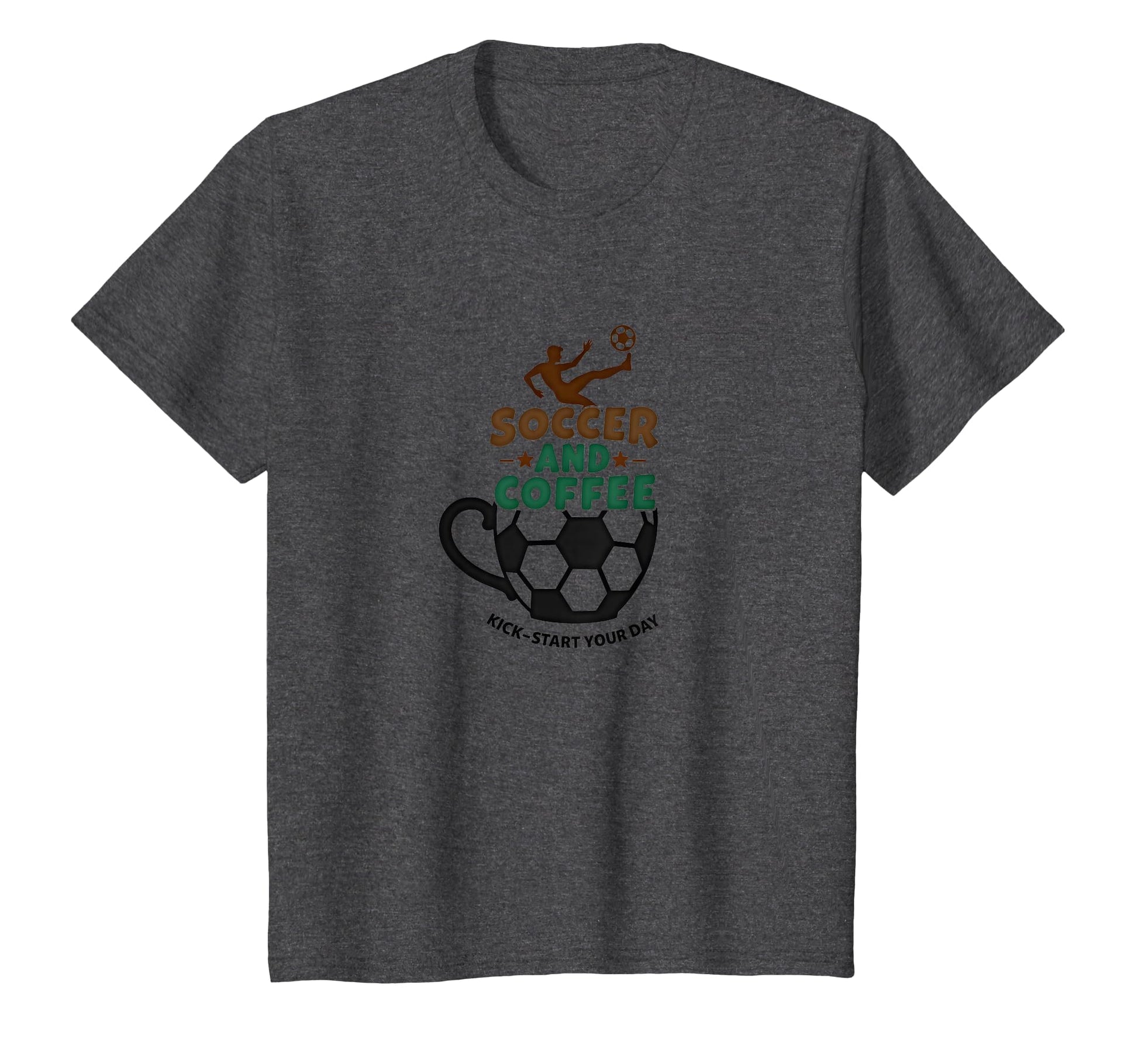 Soccer Mom Soccer And Coffee Kick Sweatshirt - Custom Art Print Unisex - T-Shirt, Sweatshirt, Hoodie