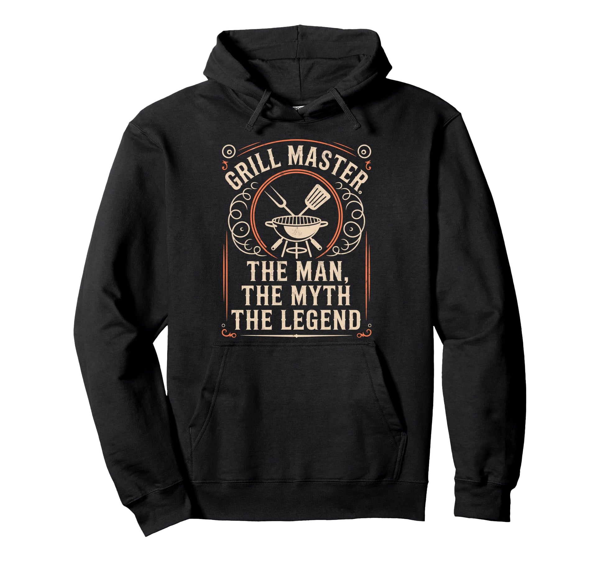 Funny Bbq Dad Grill Master Myth Legend Hoodie - Unique Graphic Unisex - T-Shirt, Sweatshirt, Hoodie