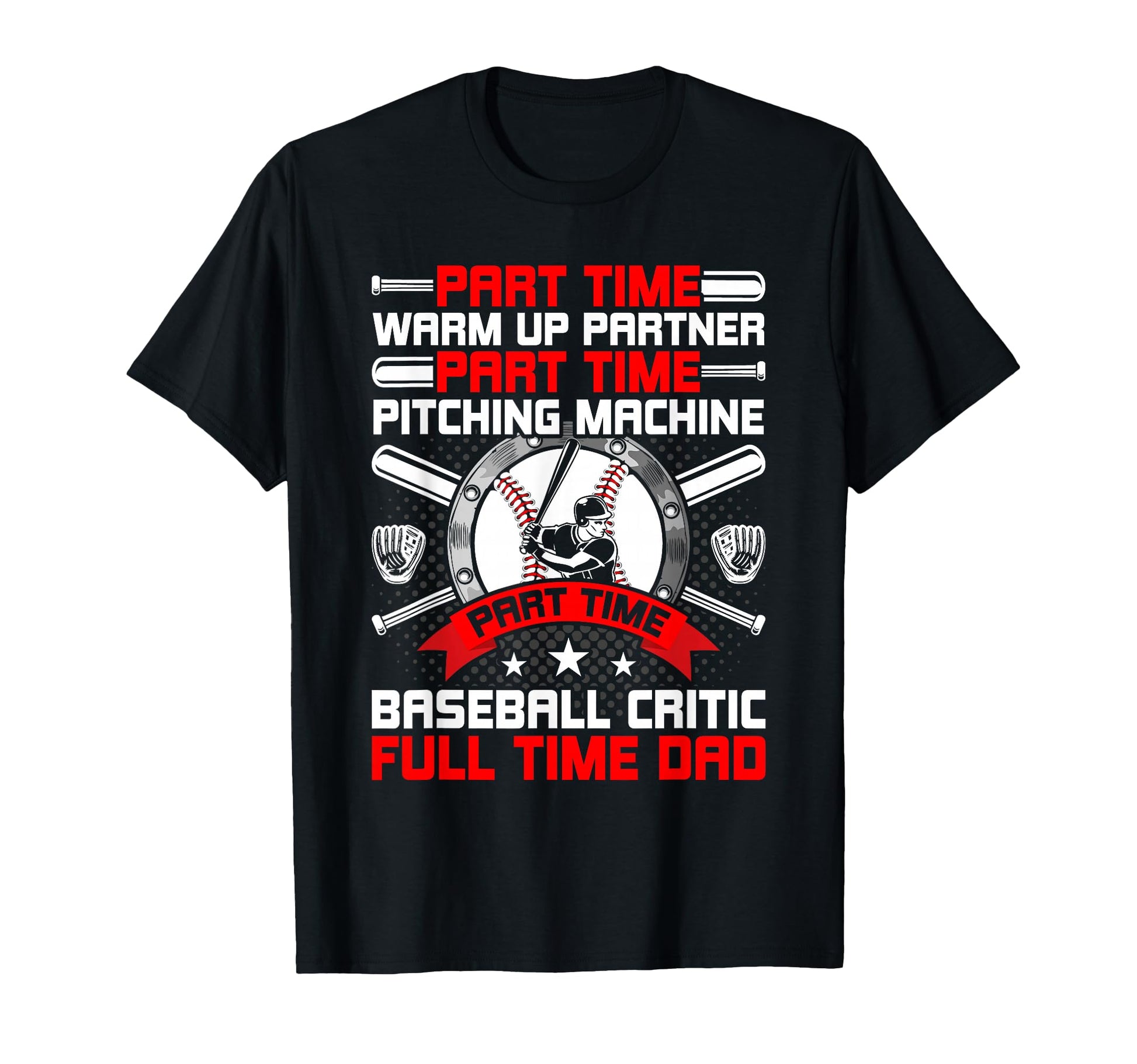 Part Time Warm Up Partner Full Time T-Shirt - Minimalist Print Men Women - T-Shirt, Sweatshirt, Hoodie