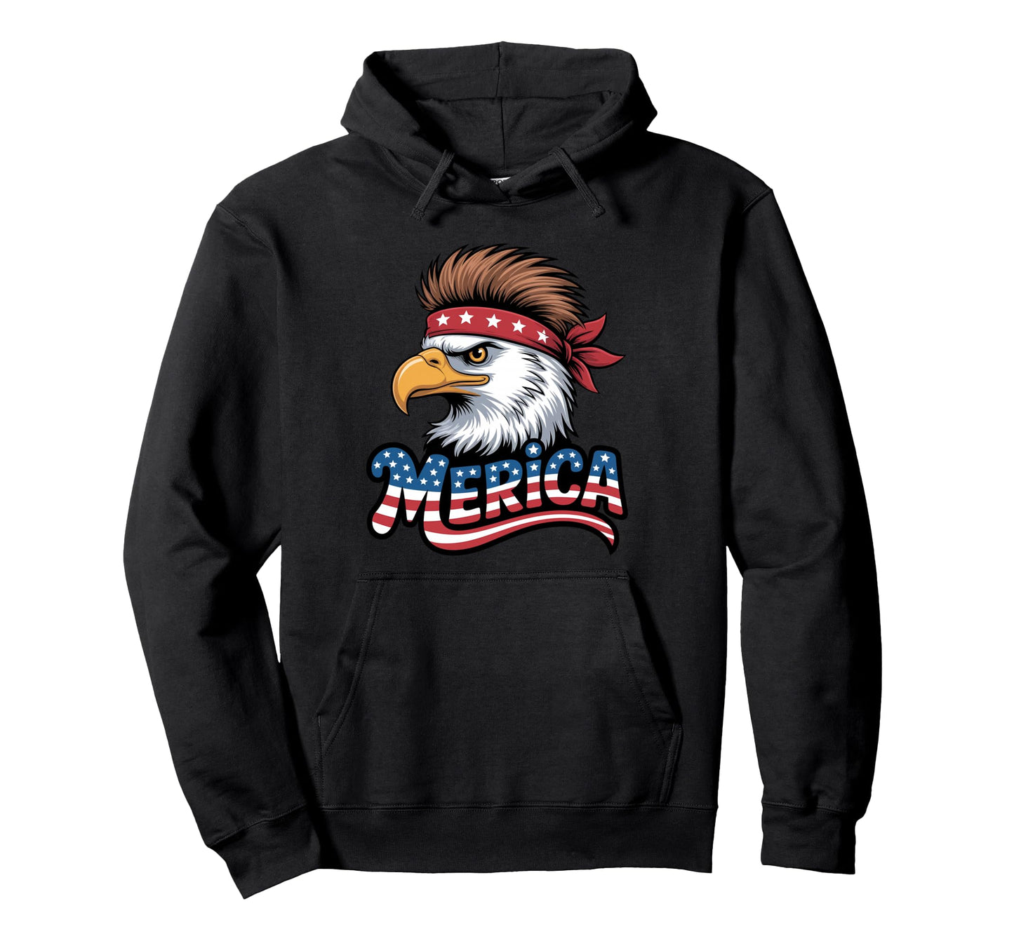 Merica Usa American Flag Patriotic 4Th Hoodie - Novelty Apparel Men Women - T-Shirt, Sweatshirt, Hoodie