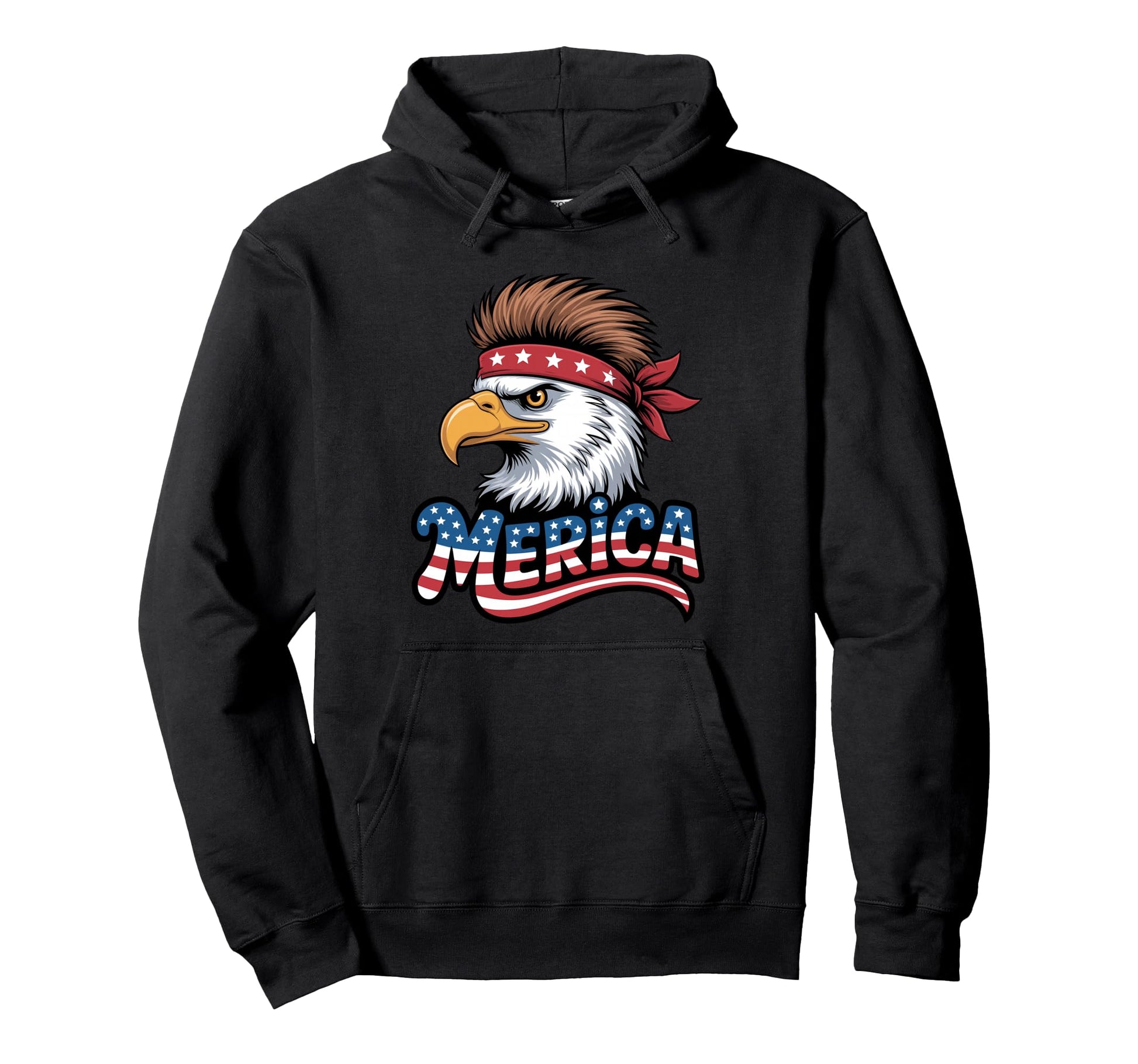 Merica Usa American Flag Patriotic 4Th Hoodie - Novelty Apparel Men Women - T-Shirt, Sweatshirt, Hoodie