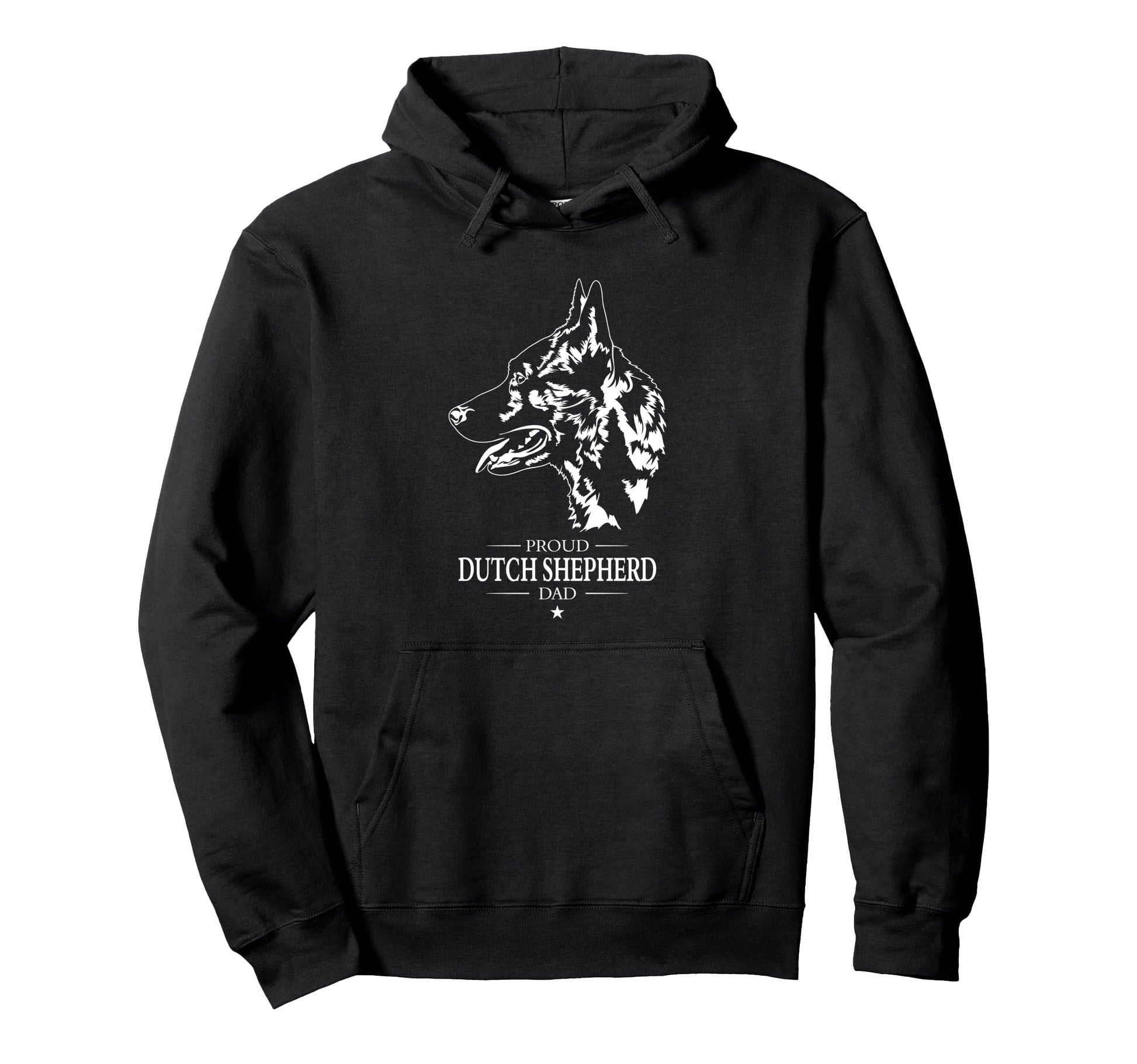 Proud Dutch Shepherd Dad Dog Dad Dutchie Hoodie - Unique Graphic Unisex - T-Shirt, Sweatshirt, Hoodie