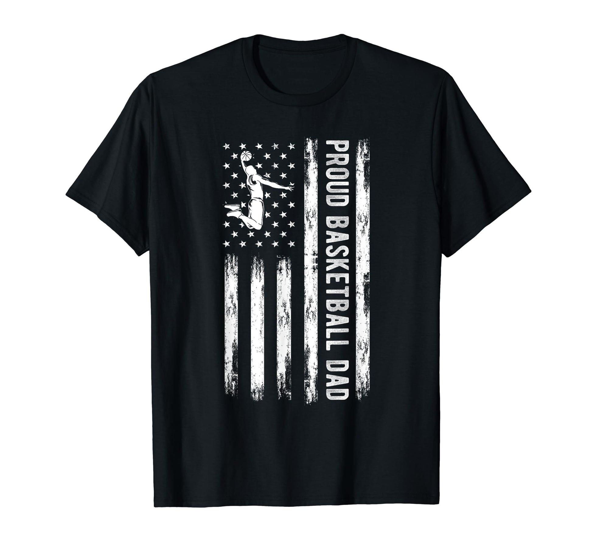Proud Basketball Dad Usa Team Coach T-Shirt - Graphic Print Men Women - T-Shirt, Sweatshirt, Hoodie