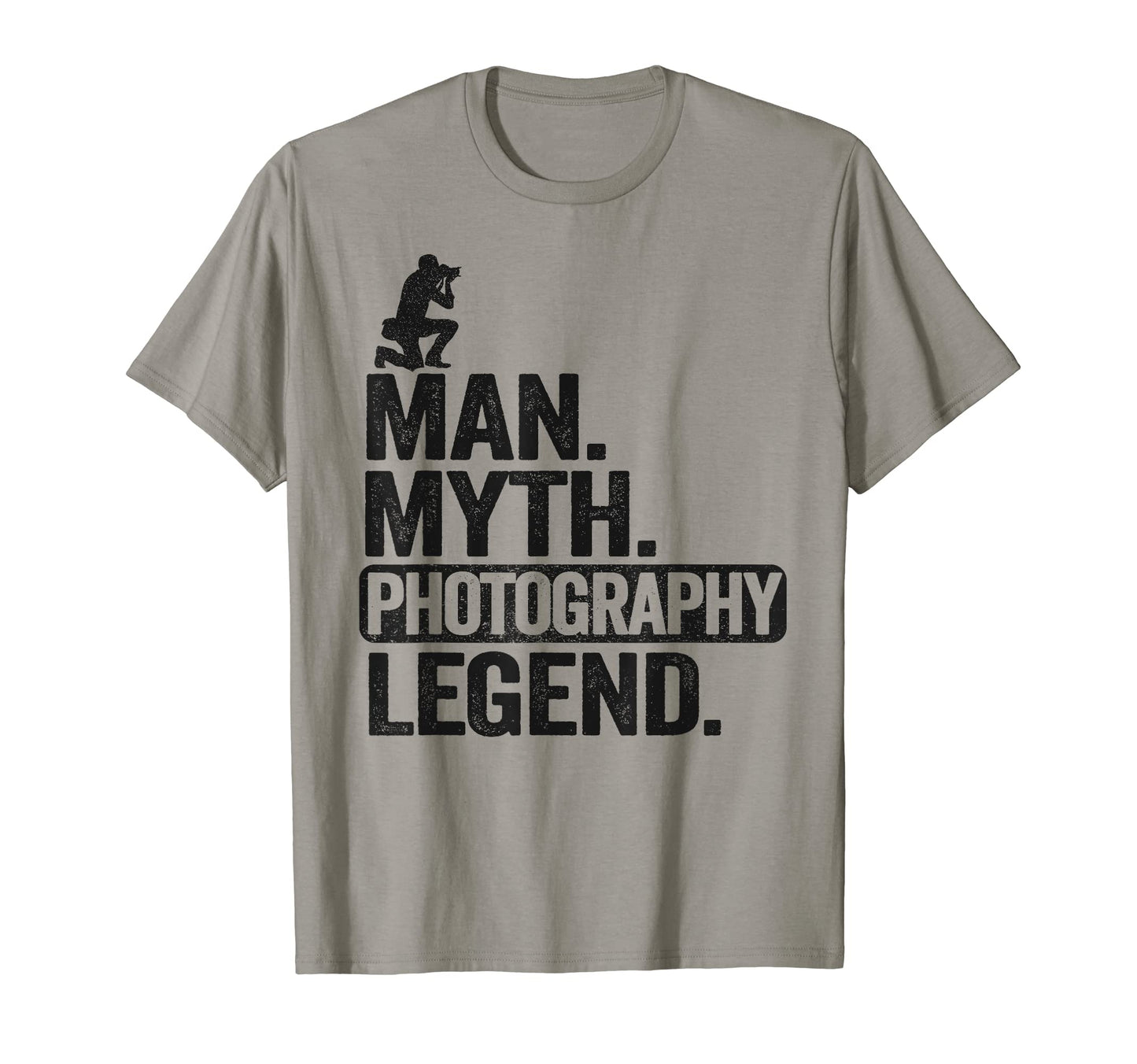 Mens Myth Photography Legend Mens Dad T-Shirt - Minimalist Print Men Women - T-Shirt, Sweatshirt, Hoodie