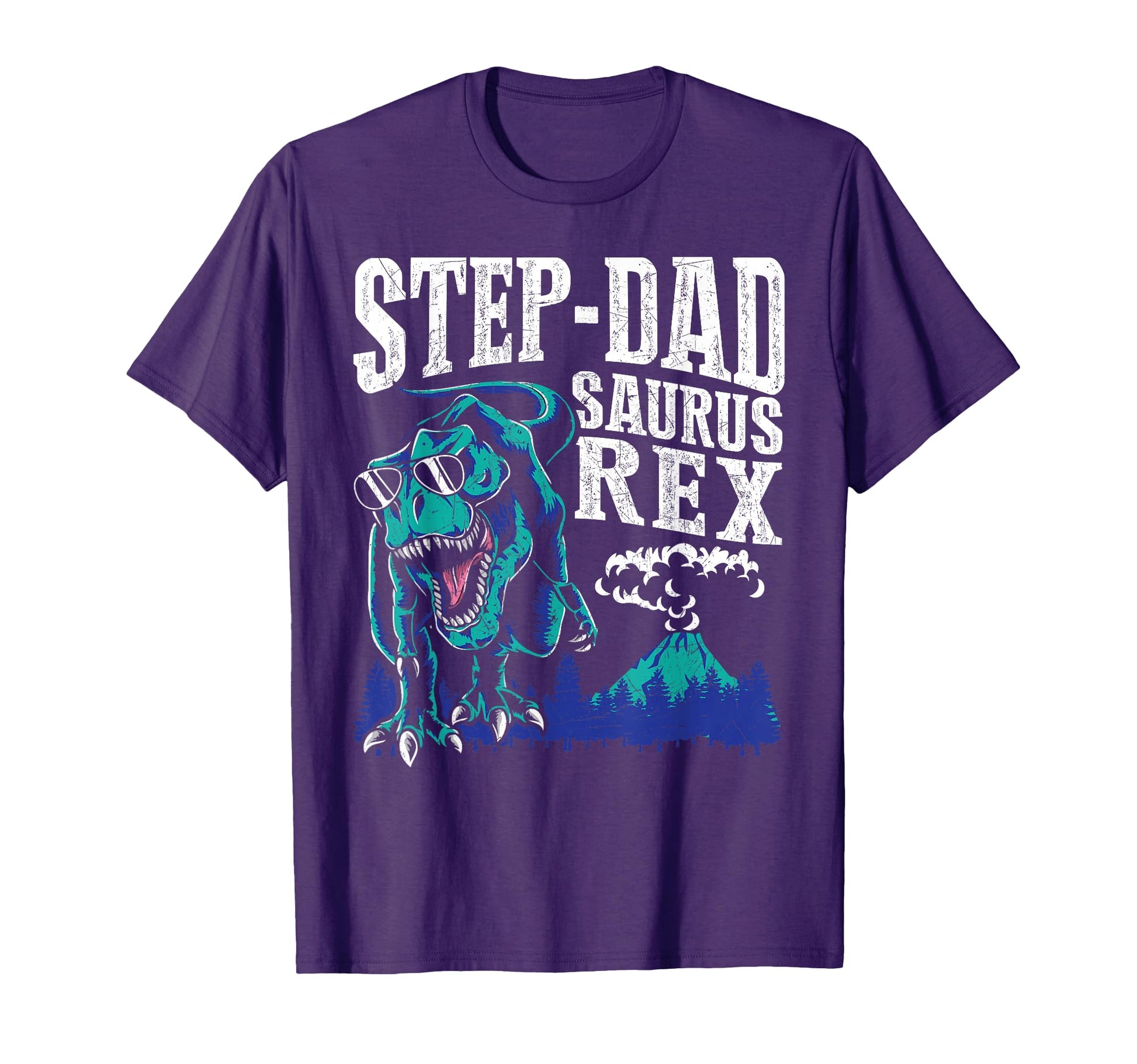Step Dad Saurus Rex Funny Dinosaur Lover T-Shirt - Graphic Print Unisex - T-Shirt, Sweatshirt, Hoodie