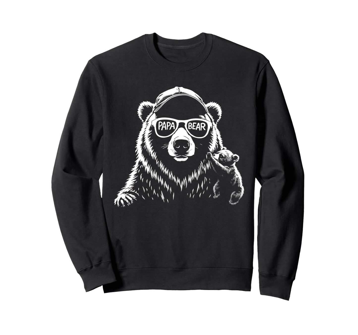 Papa Bear Best Dad Gifts Bear Fathers Sweatshirt - Unique Graphic Unisex - T-Shirt, Sweatshirt, Hoodie