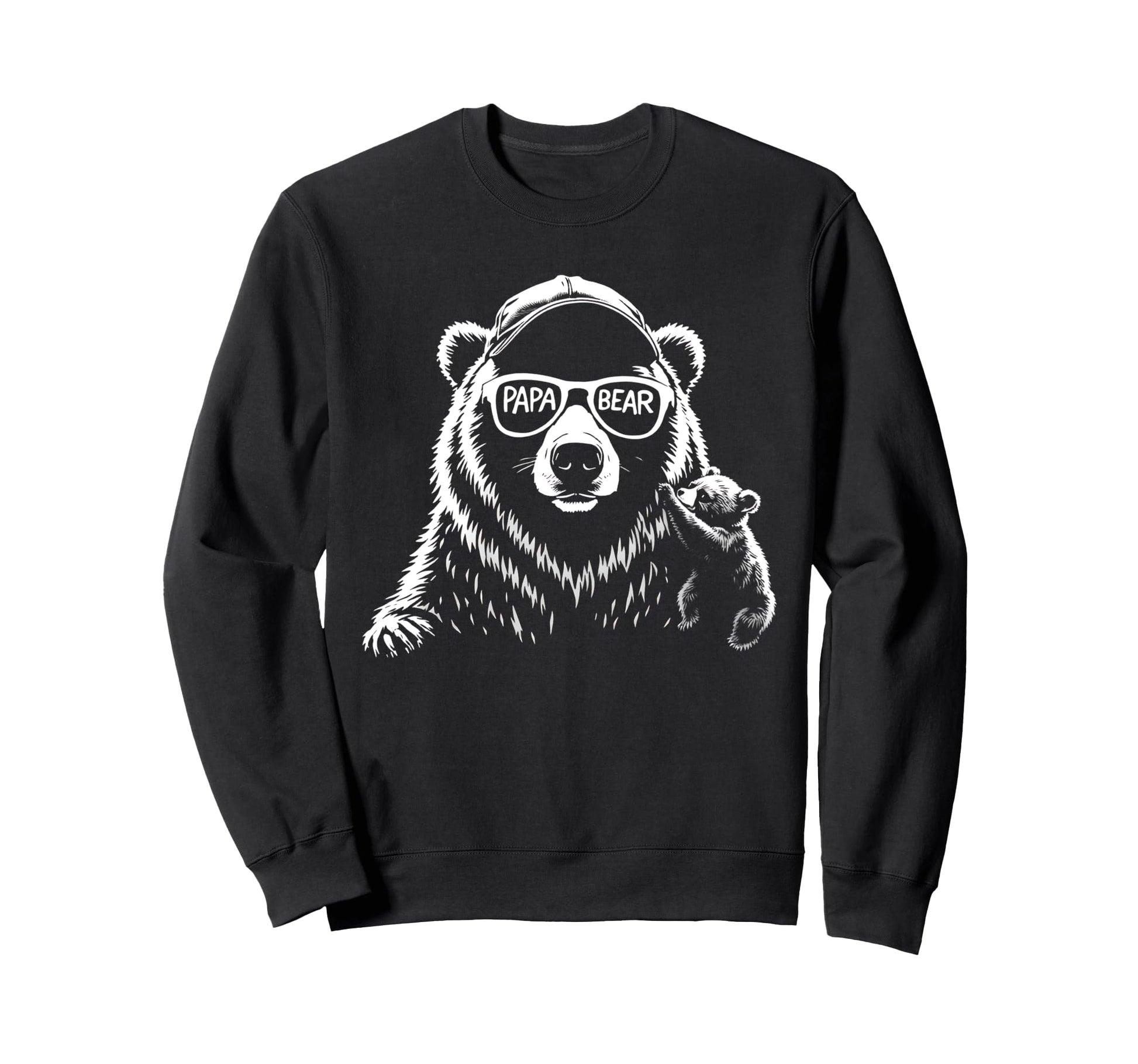 Papa Bear Best Dad Gifts Bear Fathers Sweatshirt - Unique Graphic Unisex - T-Shirt, Sweatshirt, Hoodie