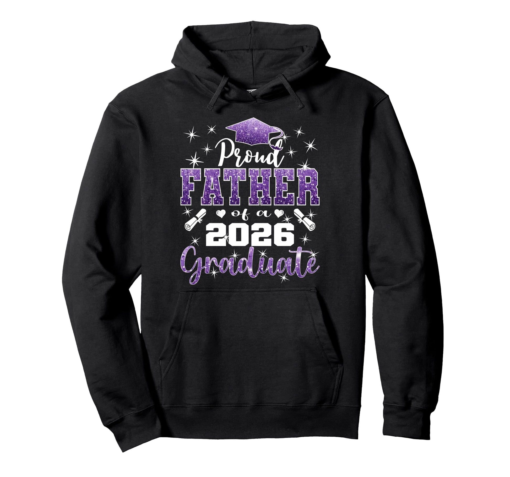 Super Proud Father 2026 Graduate Hoodie - Streetwear Style Men Women - T-Shirt, Sweatshirt, Hoodie