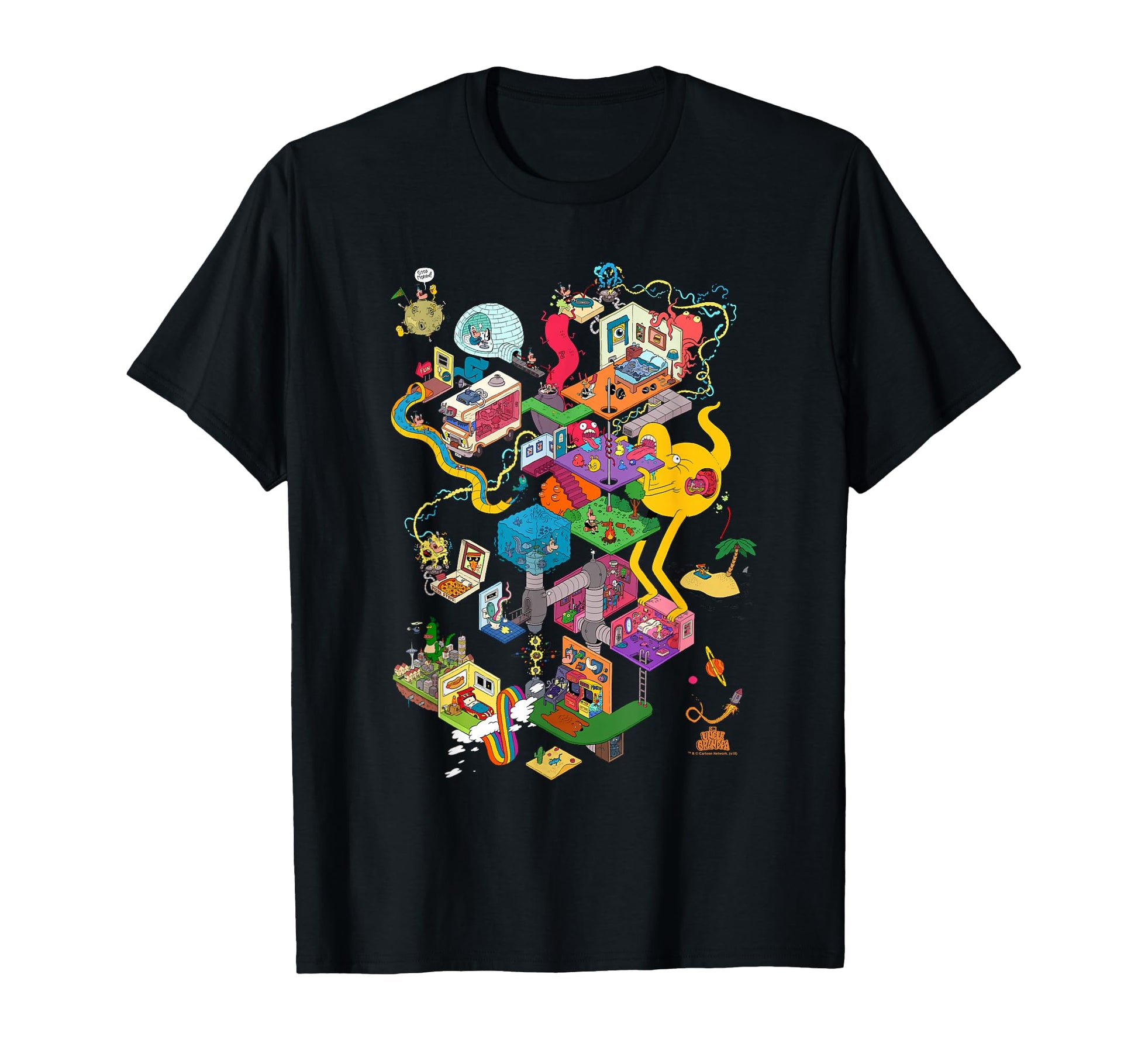 Uncle Grandpa Inside Rv T-Shirt - Streetwear Style Unisex - T-Shirt, Sweatshirt, Hoodie