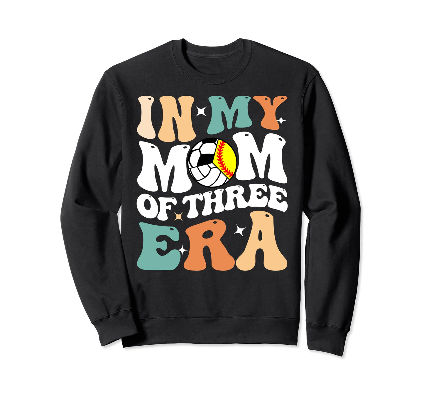 My Mom Three Era Funny Softball Sweatshirt - Minimalist Print Men Women - T-Shirt, Sweatshirt, Hoodie