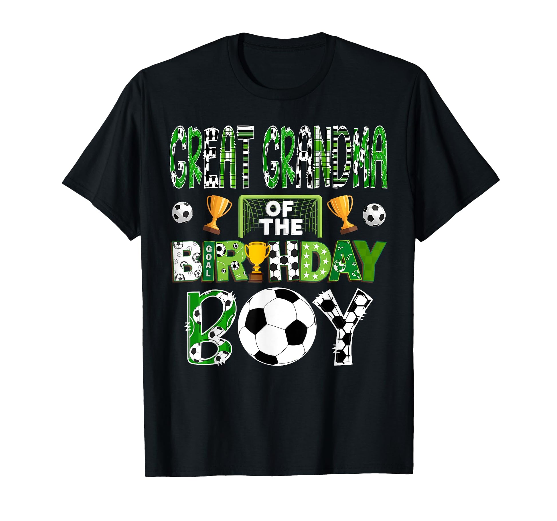 Great Grandma Birthday Soccer Player T-Shirt - Aesthetic Graphic Men Women - T-Shirt, Sweatshirt, Hoodie