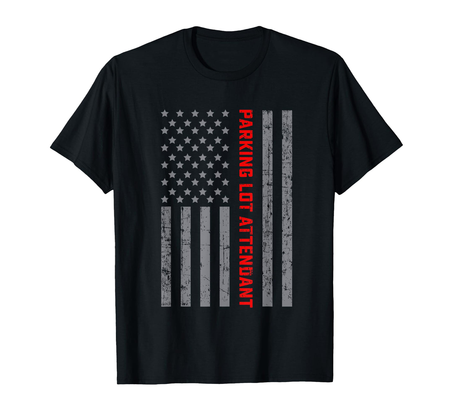 Parking Lot Attendant Us Flag Dad T-Shirt - Trendy Graphic Men Women - T-Shirt, Sweatshirt, Hoodie