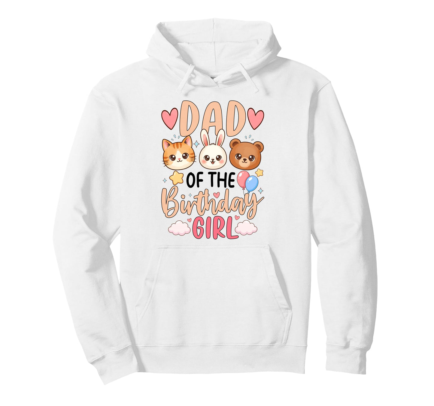 Dad Birthday Family Birthday Party Hoodie - Trendy Graphic Men Women - T-Shirt, Sweatshirt, Hoodie