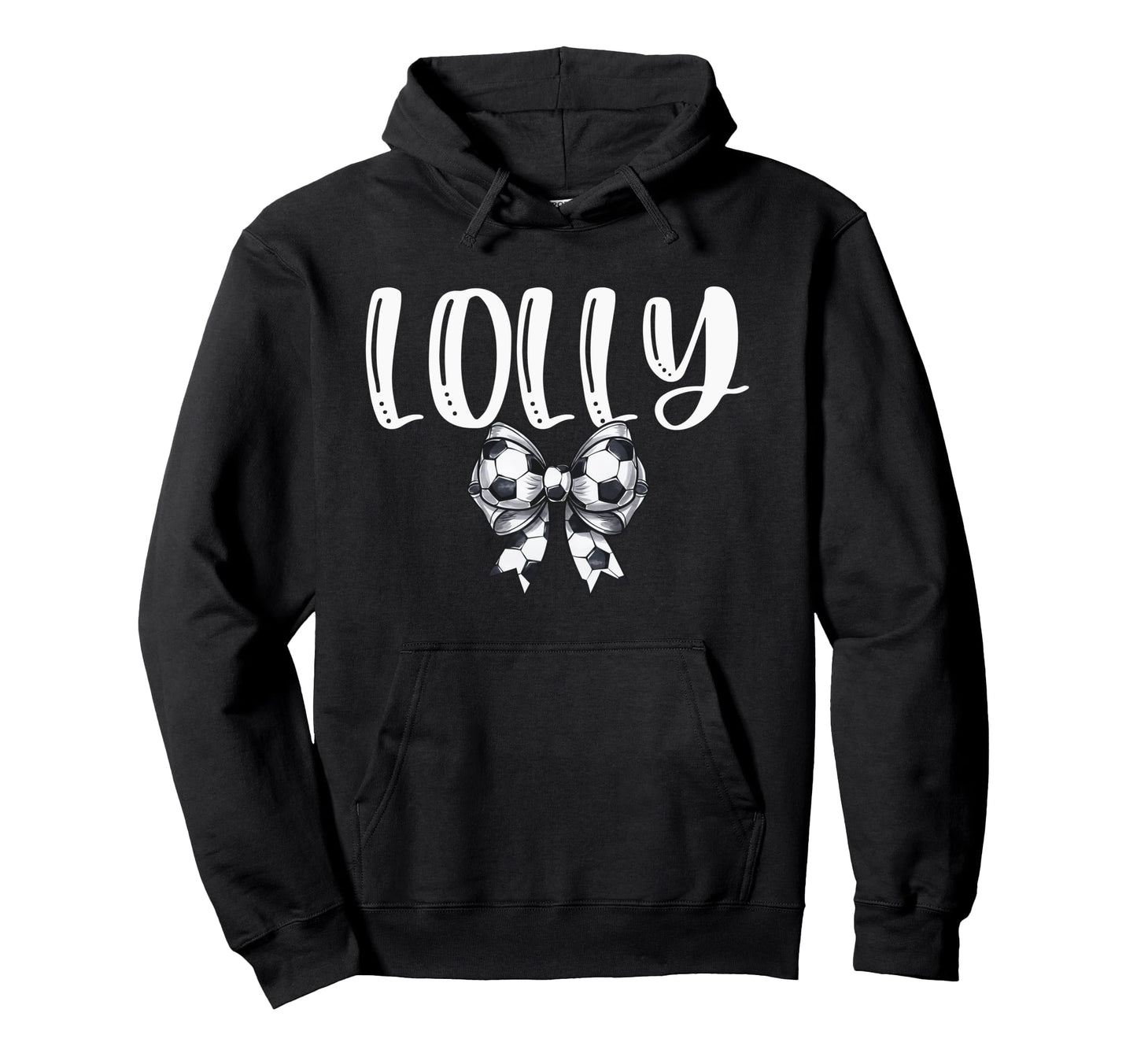 Coquette Soccer Lolly Spirit Hoodie - Trendy Graphic for Adults - T-Shirt, Sweatshirt, Hoodie