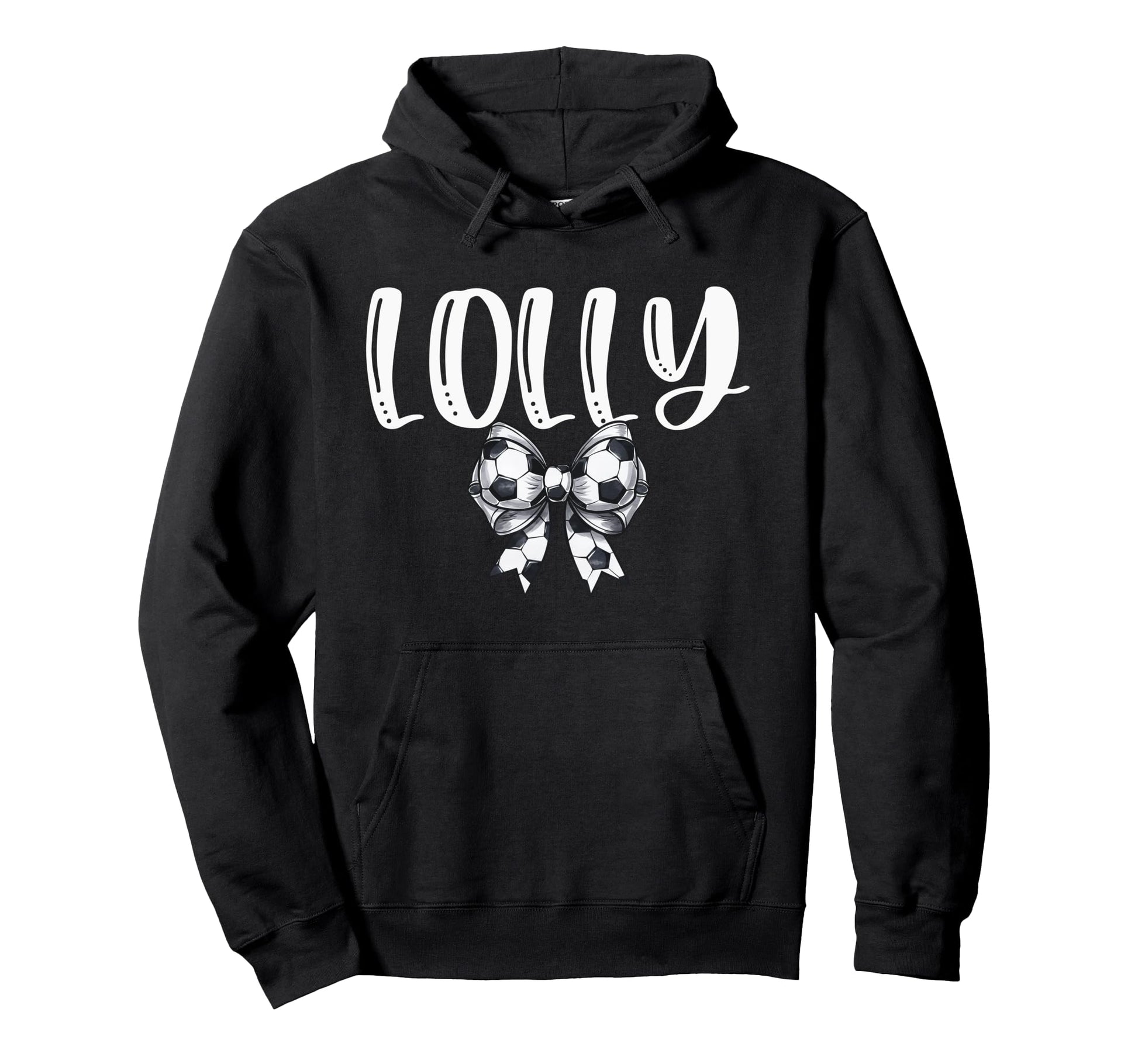 Coquette Soccer Lolly Spirit Hoodie - Trendy Graphic for Adults - T-Shirt, Sweatshirt, Hoodie