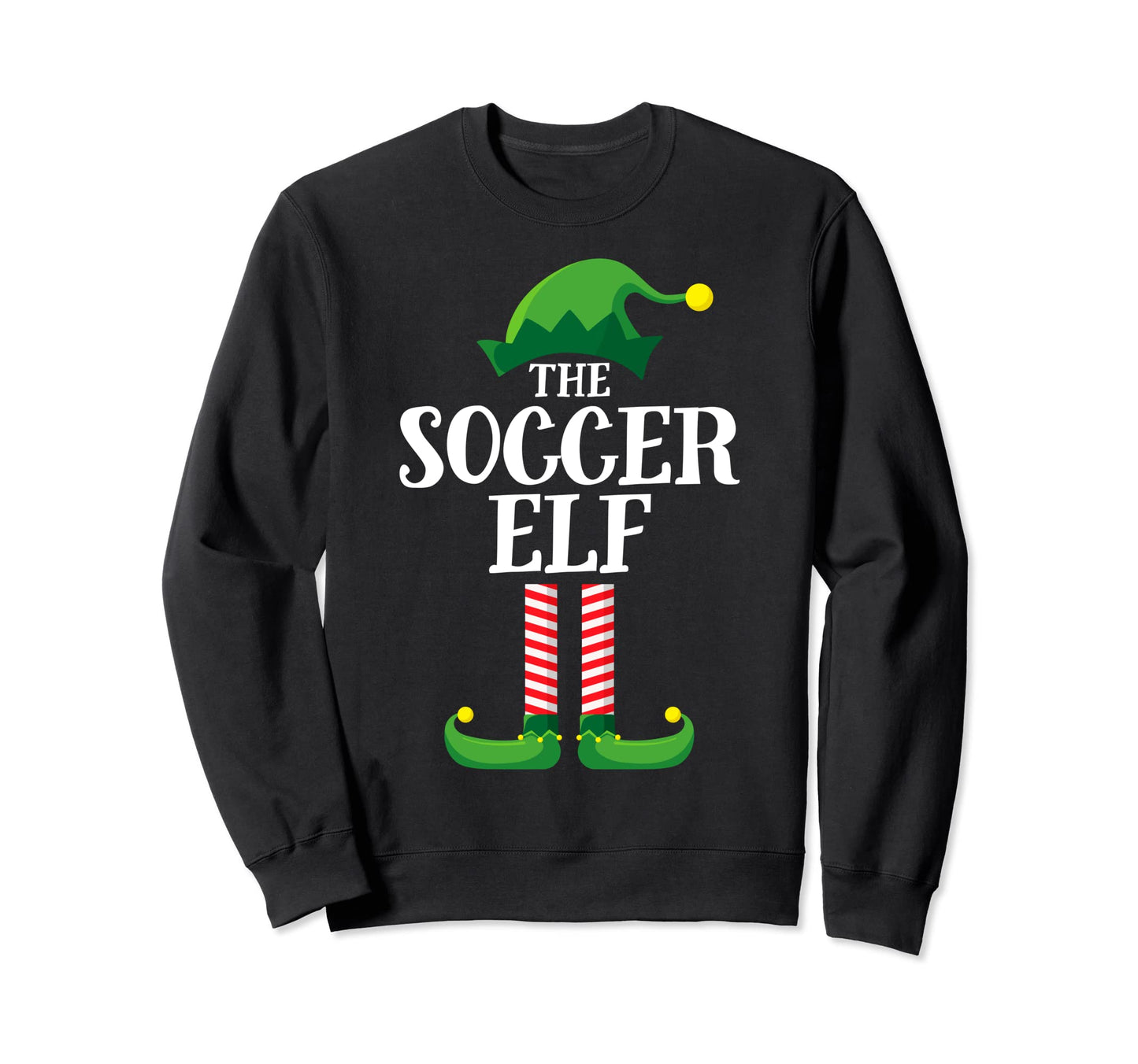 Soccer Elf Matching Family Group Sweatshirt - Streetwear Style for Adults - T-Shirt, Sweatshirt, Hoodie