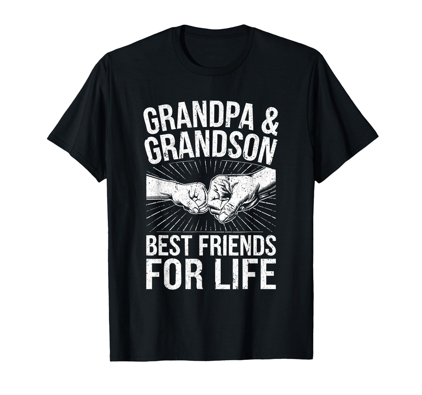 Grandpa And Grandson Best Friends T-Shirt - Casual Everyday Wear Unisex - T-Shirt, Sweatshirt, Hoodie