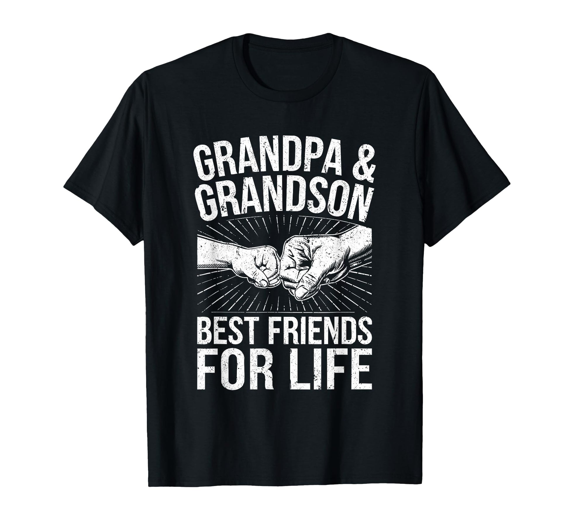 Grandpa And Grandson Best Friends T-Shirt - Casual Everyday Wear Unisex - T-Shirt, Sweatshirt, Hoodie