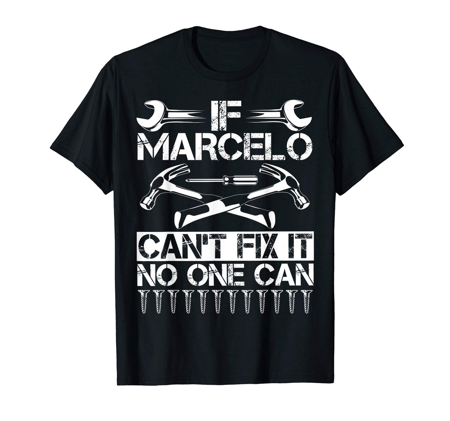 Marcelo Fix It Funny Birthday T-Shirt - Minimalist Print Men Women - T-Shirt, Sweatshirt, Hoodie
