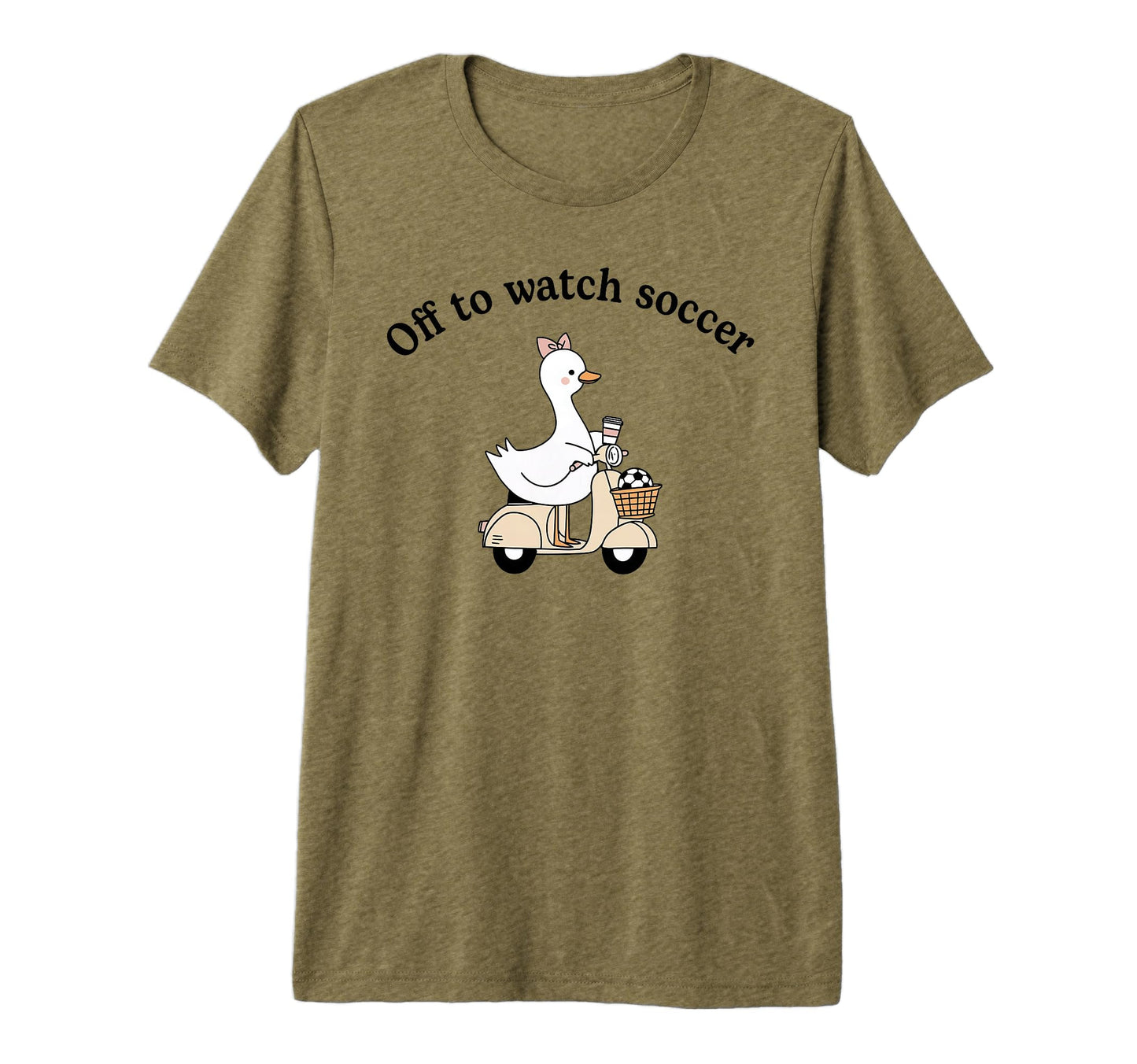 Soccer Mom Off To Watch Soccer Goose Mama T-Shirt - Unique Graphic Unisex - T-Shirt, Sweatshirt, Hoodie