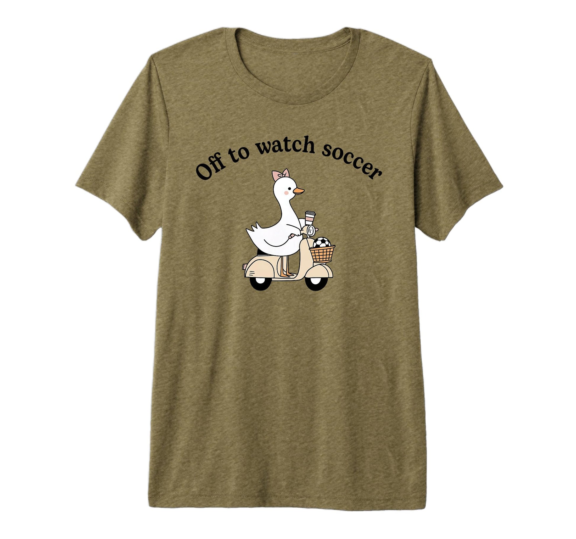 Soccer Mom Off To Watch Soccer Goose Mama T-Shirt - Unique Graphic Unisex - T-Shirt, Sweatshirt, Hoodie