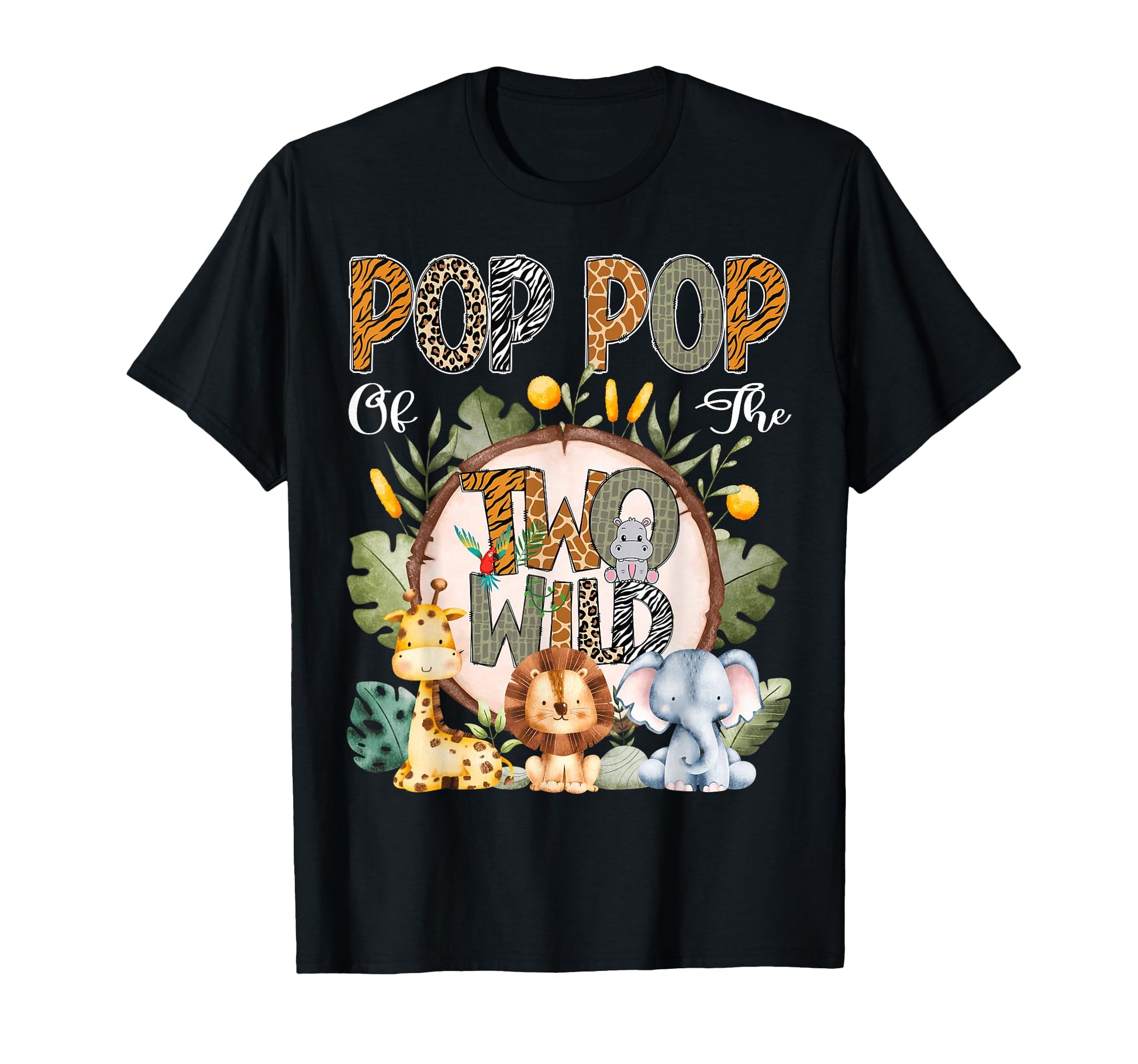 Pop Pop Two Wild Animal Safari 2Nd T-Shirt - Unique Graphic Men Women - T-Shirt, Sweatshirt, Hoodie