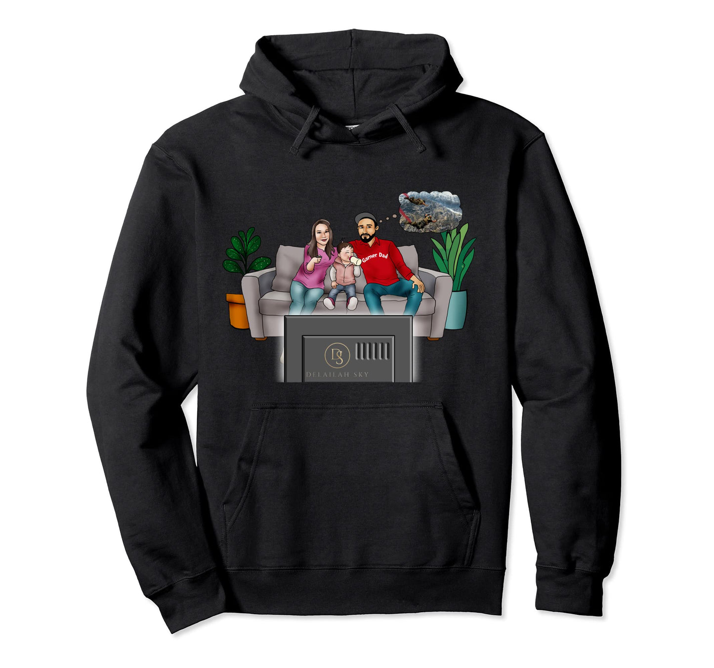 Gamer Gamer Dad Gifts Novelty Dad Hoodie - Novelty Apparel Unisex - T-Shirt, Sweatshirt, Hoodie