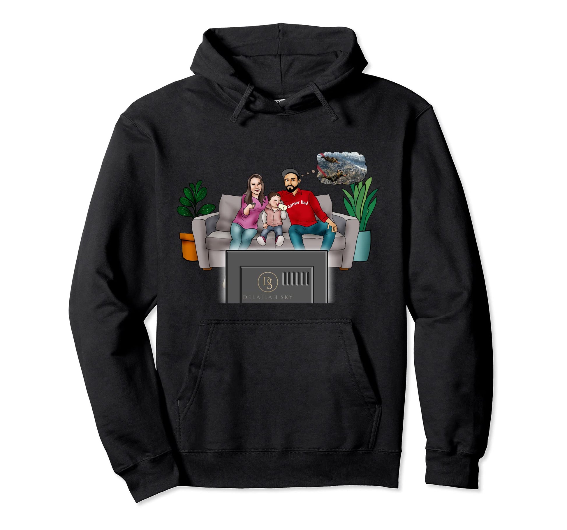 Gamer Gamer Dad Gifts Novelty Dad Hoodie - Novelty Apparel Unisex - T-Shirt, Sweatshirt, Hoodie