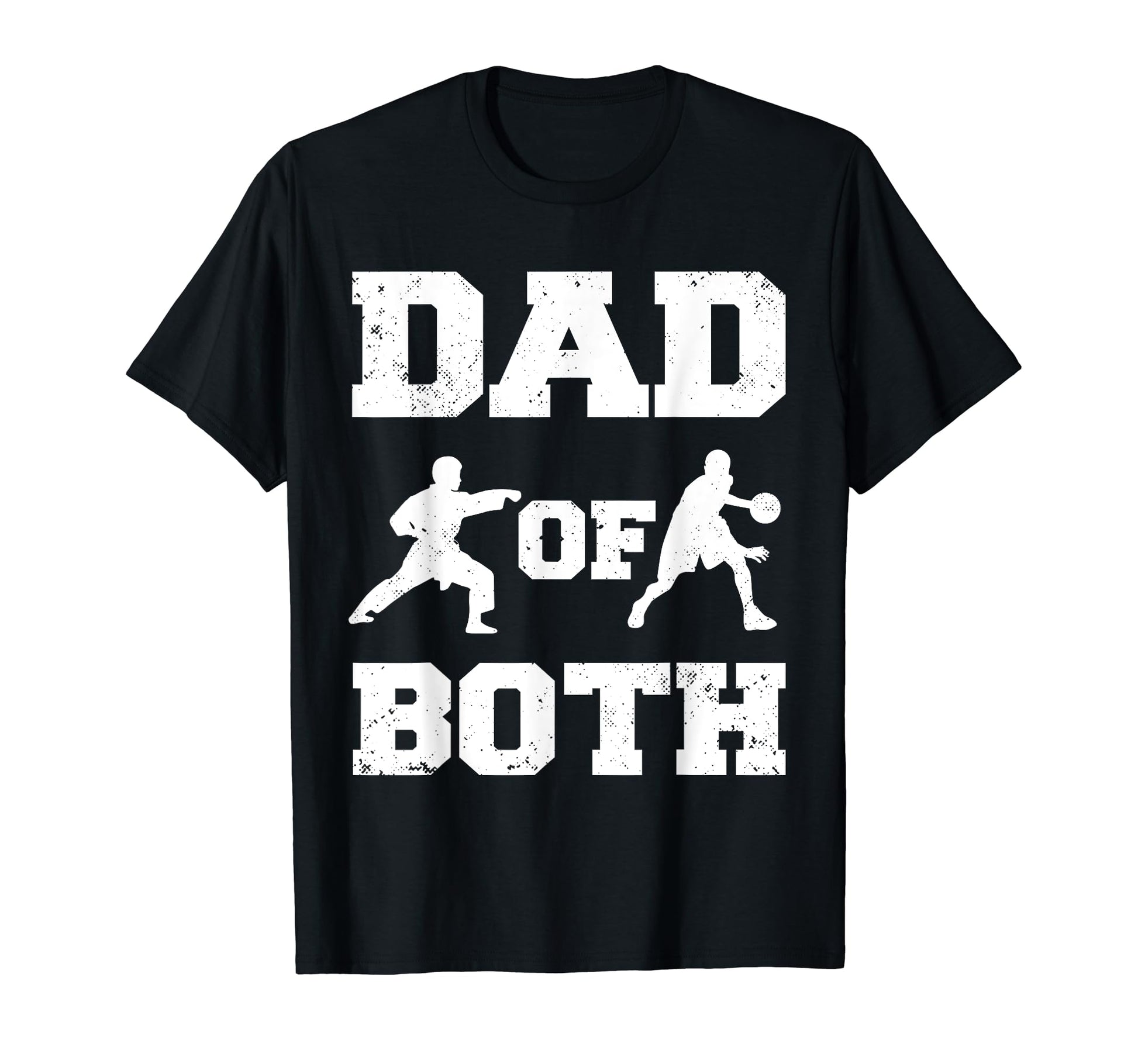 Dad Both Funny Karate Basketball Dad T-Shirt - Trendy Graphic Unisex - T-Shirt, Sweatshirt, Hoodie