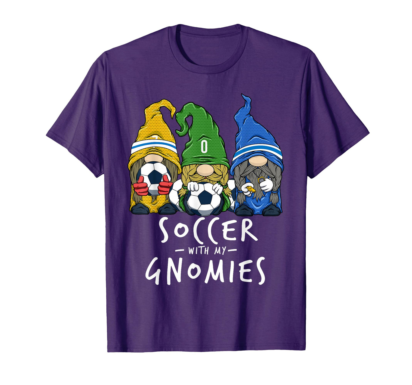 Soccer My Gnomies Soccer Gnomes T-Shirt - Fun Novelty Design for Adults - T-Shirt, Sweatshirt, Hoodie