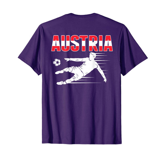 Austria Soccer Lovers Jersey Support T-Shirt - Casual Everyday Wear Unisex - T-Shirt, Sweatshirt, Hoodie