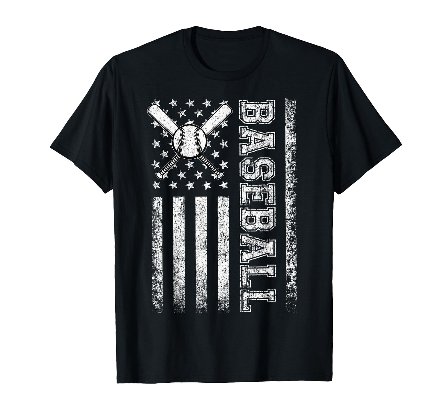 American Flag Baseball Flag Dad Mom T-Shirt - Graphic Print for Adults - T-Shirt, Sweatshirt, Hoodie
