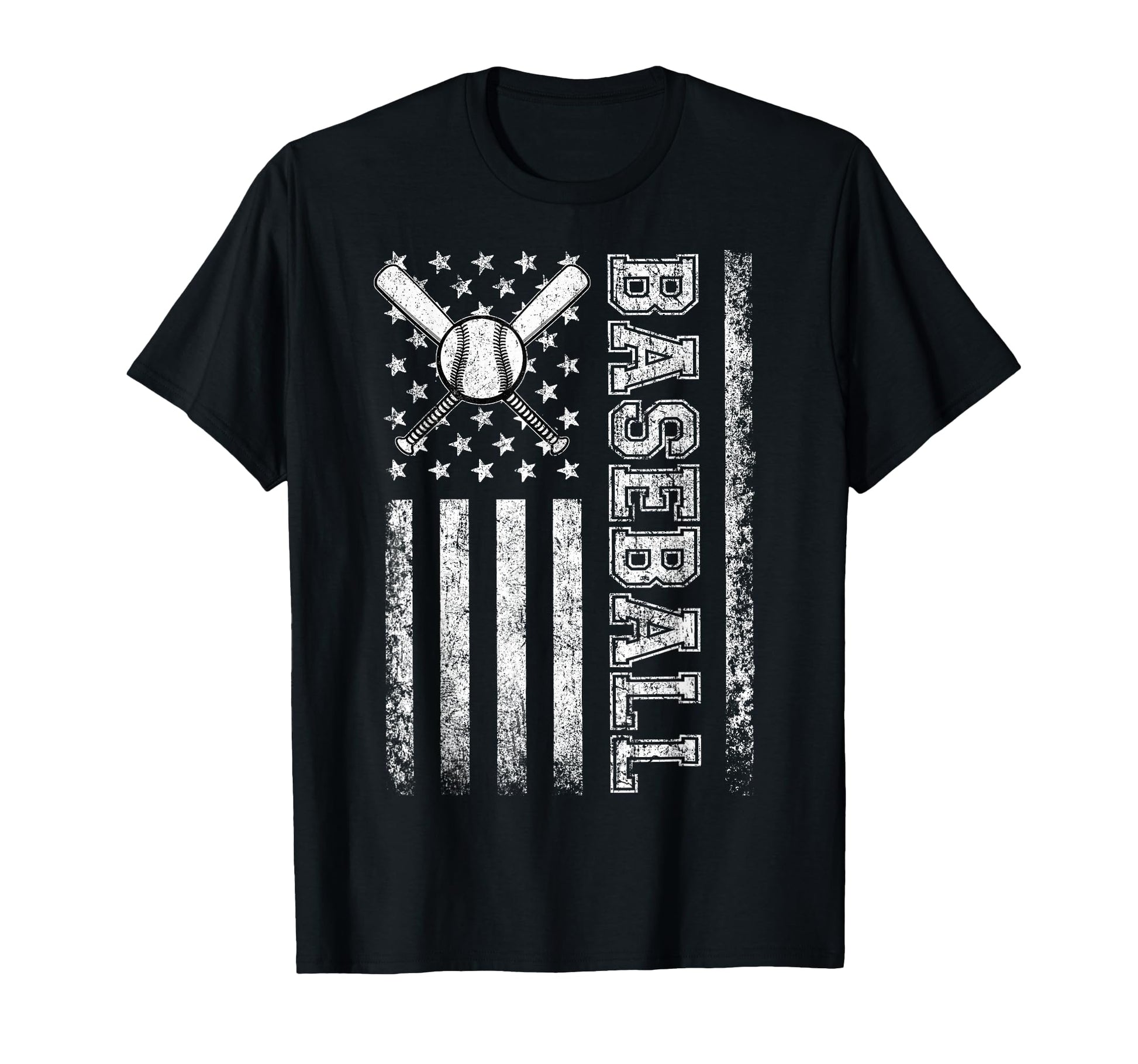 American Flag Baseball Flag Dad Mom T-Shirt - Graphic Print for Adults - T-Shirt, Sweatshirt, Hoodie