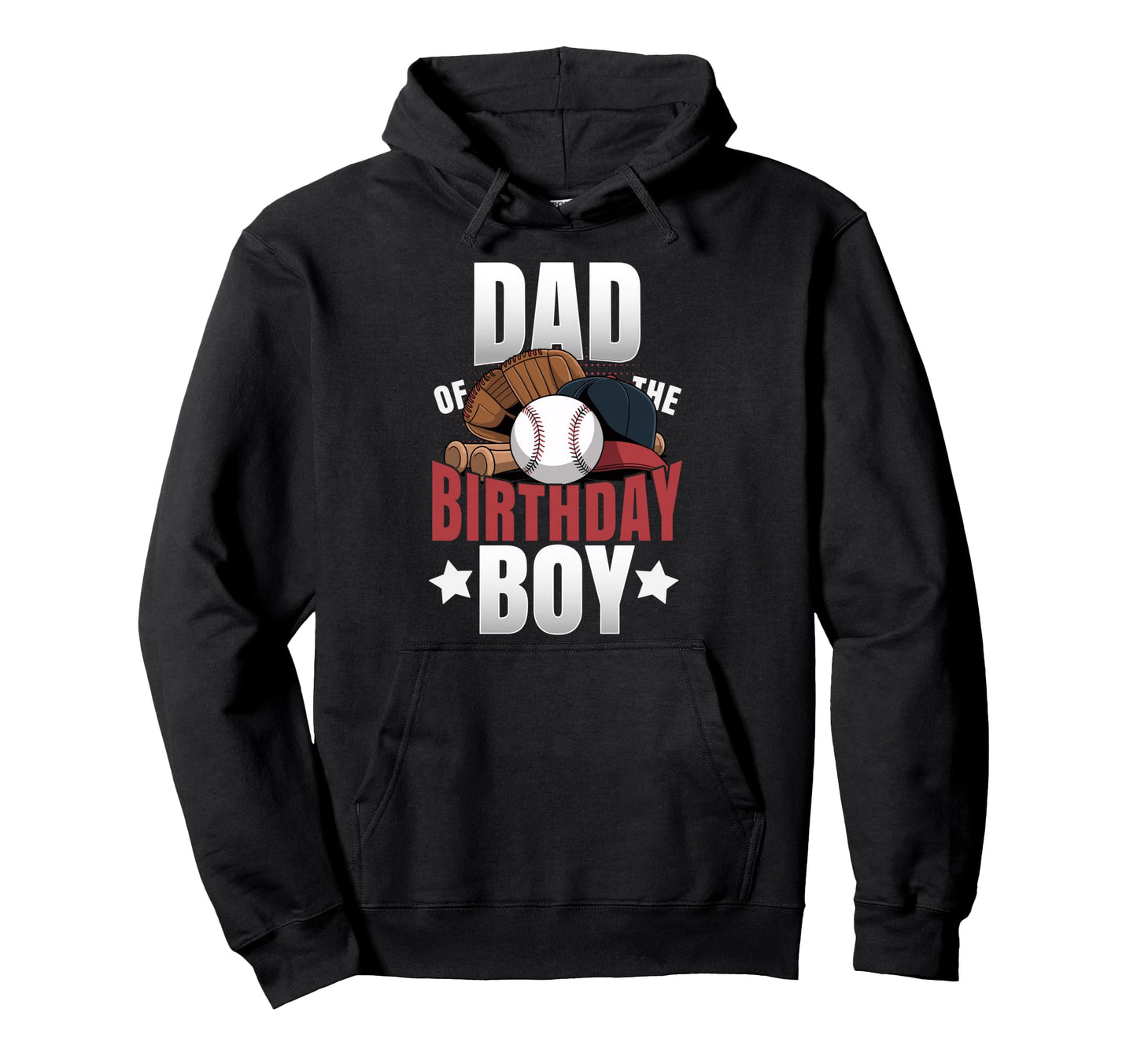 Dad Birthday Matching Baseball Hoodie - Fun Novelty Design for Adults - T-Shirt, Sweatshirt, Hoodie