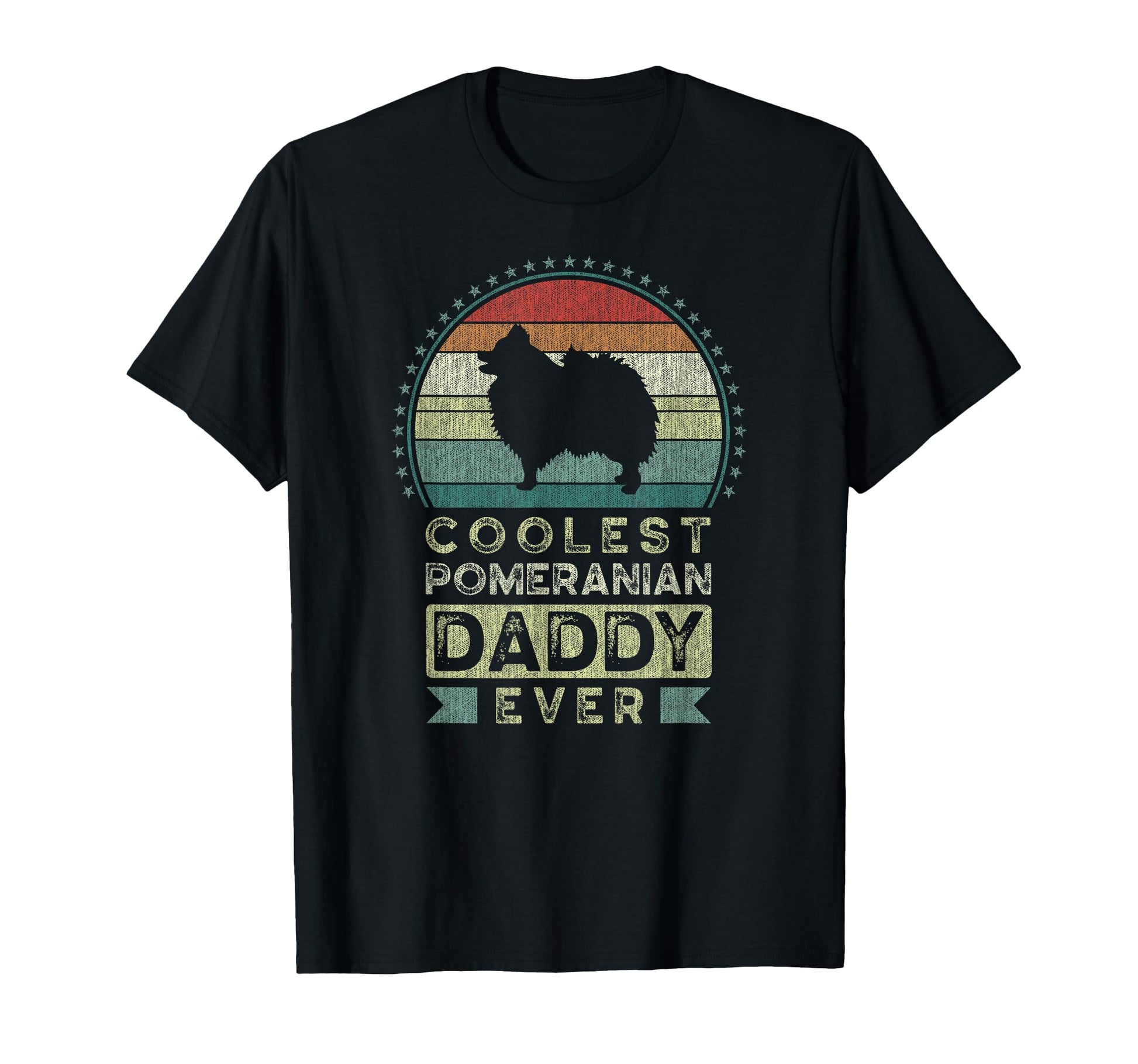 Coolest Pomeranian Daddy Ever Fathers T-Shirt - Fun Novelty Design Unisex - T-Shirt, Sweatshirt, Hoodie